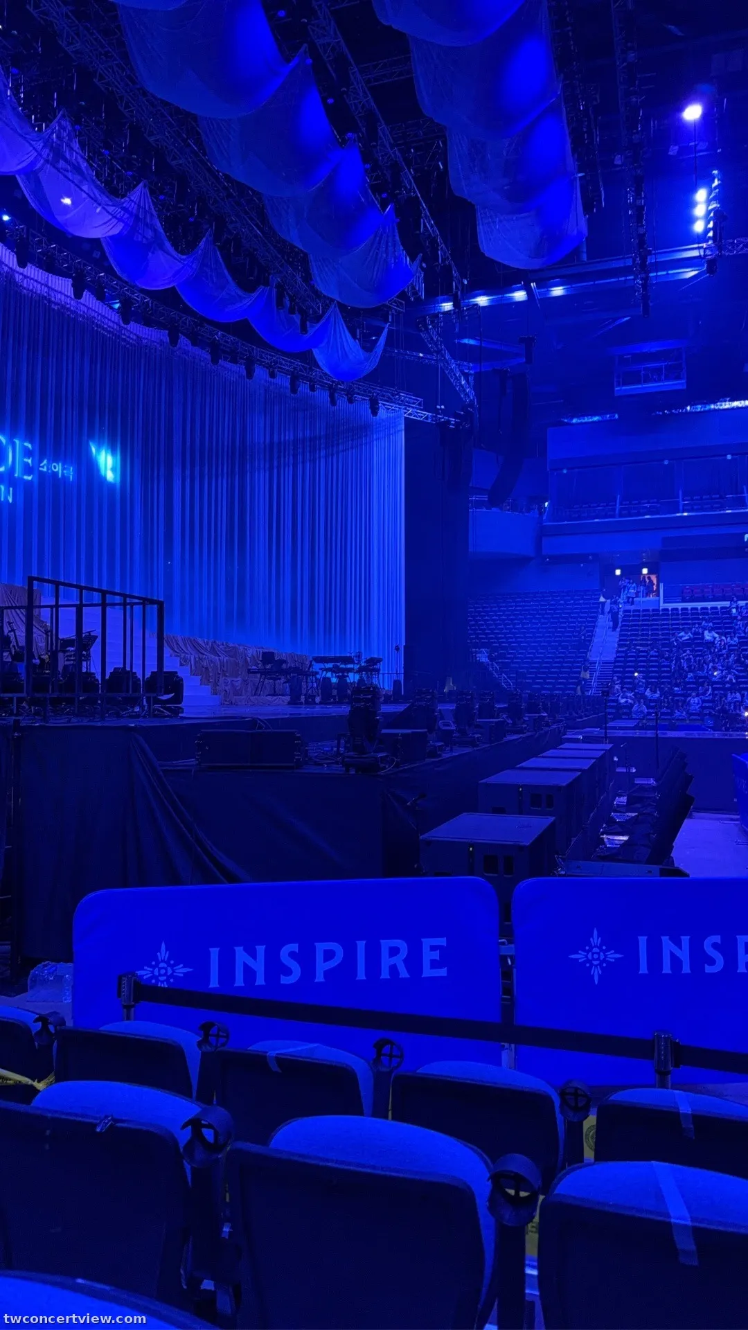 Inspire Arena 迎仕柏綜藝館 218 區 D排18號 視野照片 - DxS SERENADE