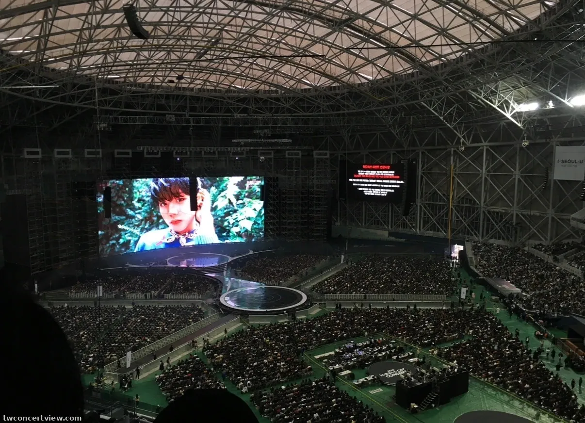 Gocheok Sky Dome 高尺天空巨蛋 418 區 S排7號 視野照片 - 2019 Wanna One Concert [Therefore]
