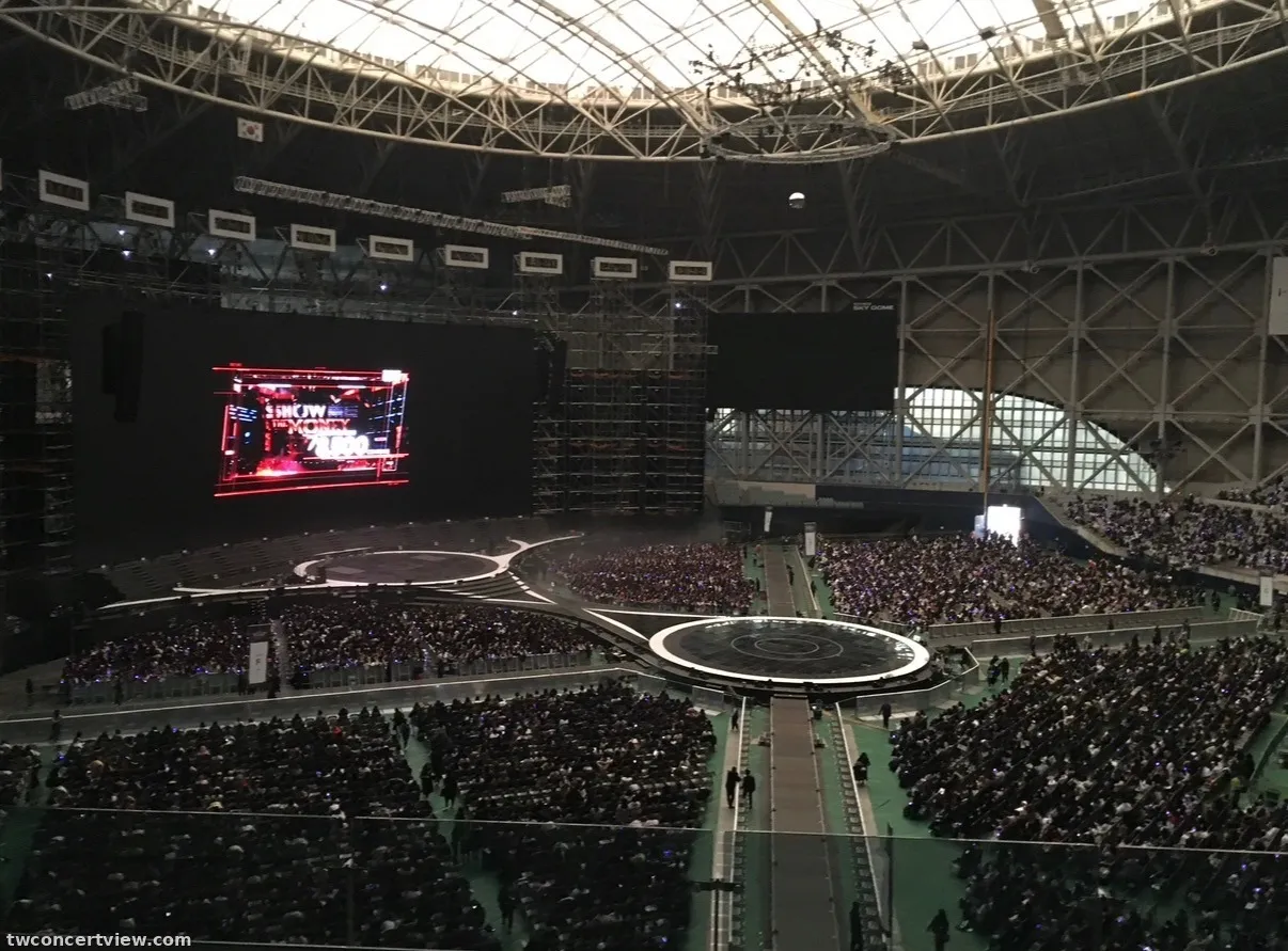 Gocheok Sky Dome 高尺天空巨蛋 321 區 D排7號 視野照片 - 2019 Wanna One Concert [Therefore]