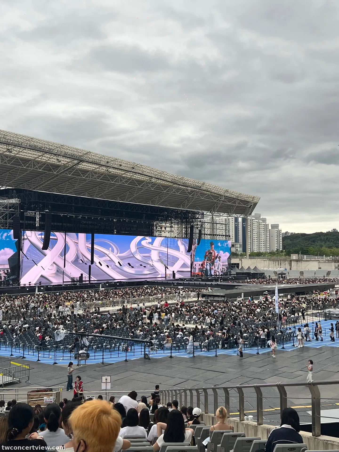 仁川亞運主體育場 N2 區 30排14號 視野照片 - SEVENTEEN WORLD TOUR [NEW_] IN INCHEON