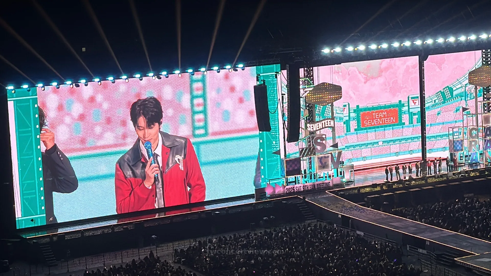 Incheon Munhak Stadium E62 Row 12, Seat 2 seat view - SEVENTEEN 9th CARAT LAND