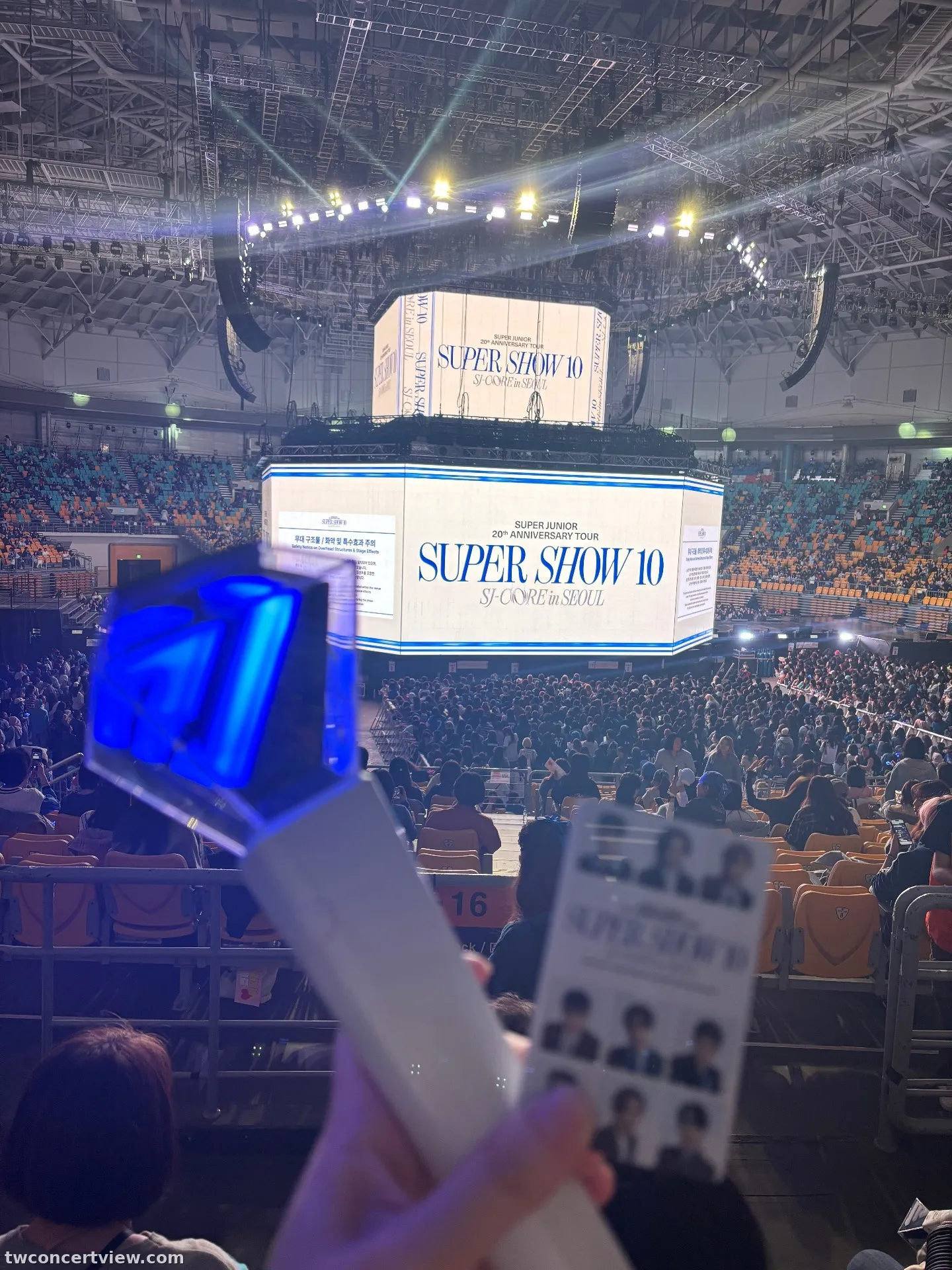 KSPO Dome 43 โซน แถว 3 ที่นั่ง 5 ภาพวิวที่นั่ง - SS10首爾安可場