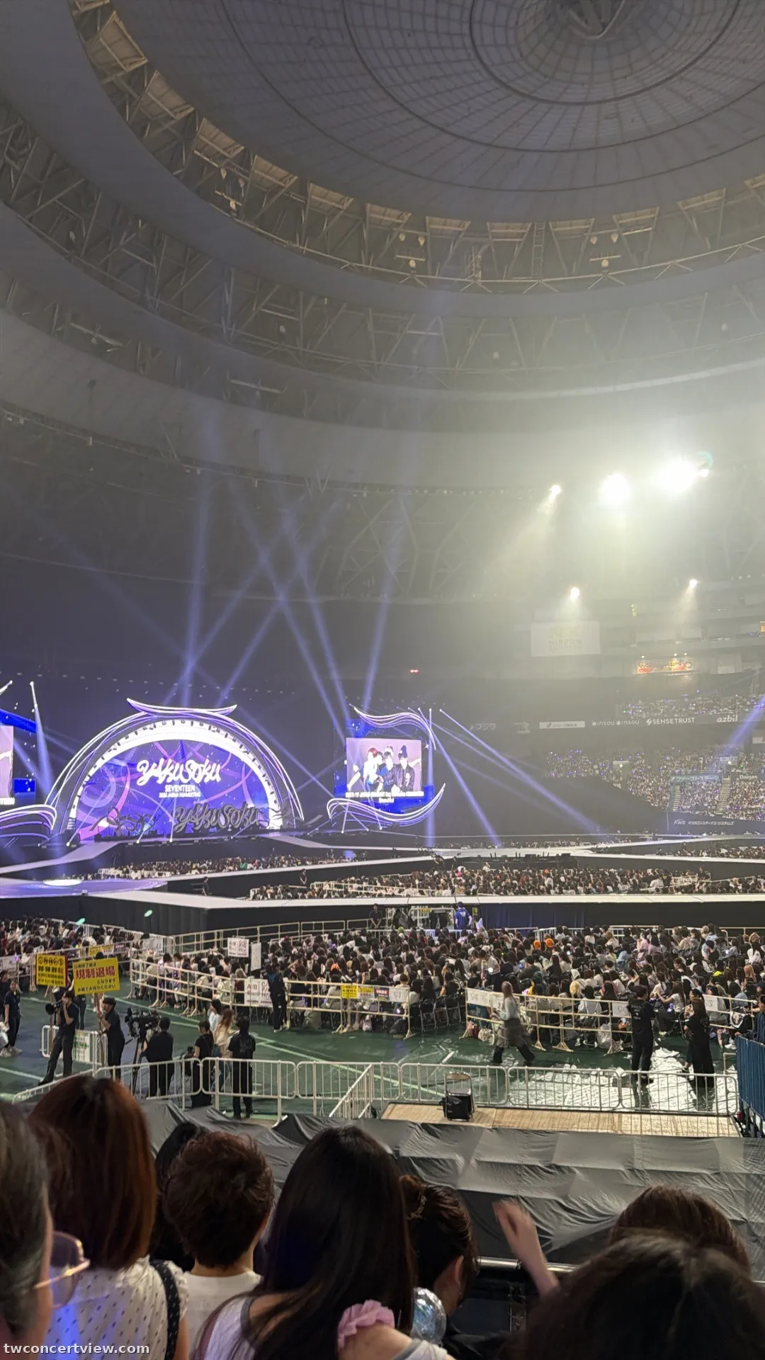 京瓷巨蛋 (Kyocera Dome Osaka) W221 區 5排223號 視野照片 - SEVENTEEN YAKUSOKU
