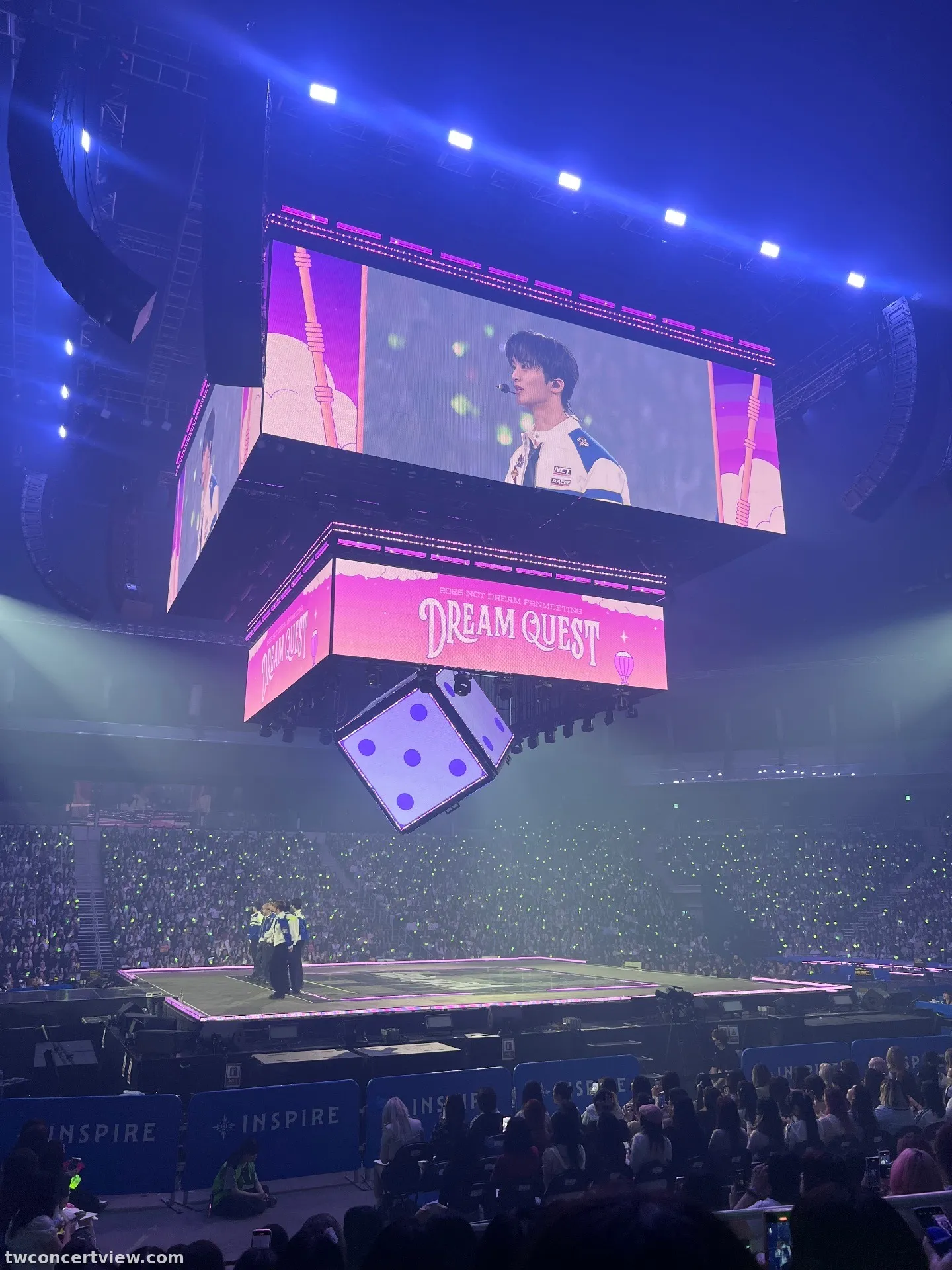 Inspire Arena 318 โซน แถว H ที่นั่ง 5 ภาพวิวที่นั่ง - DREAMQUEST