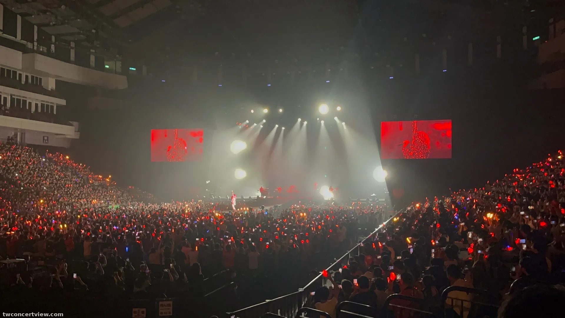 Taipei Arena (台北小巨蛋) 노랑-2A 구역 2排열13號번 좌석 시야 사진 - 2026 ASIA TOUR LiVE is Smile Always～15～in Taipei