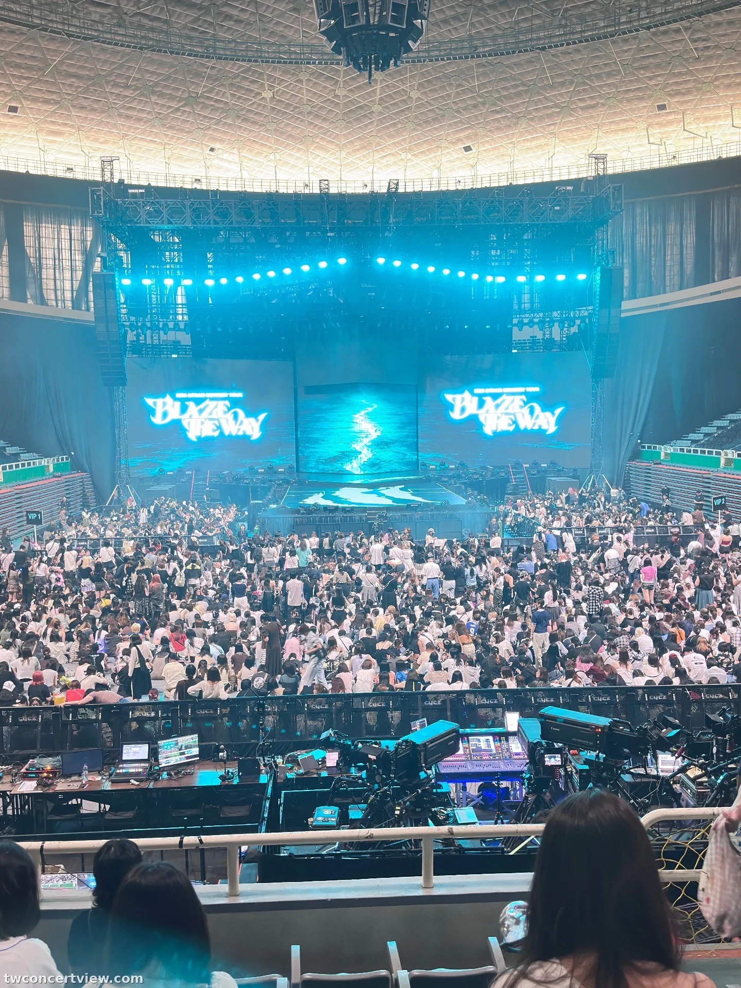 林口體育館 藍3B-2 區 10排排8號號 視野照片 - 2026 &TEAM CONCERT TOUR”BLAZE THE WAY”