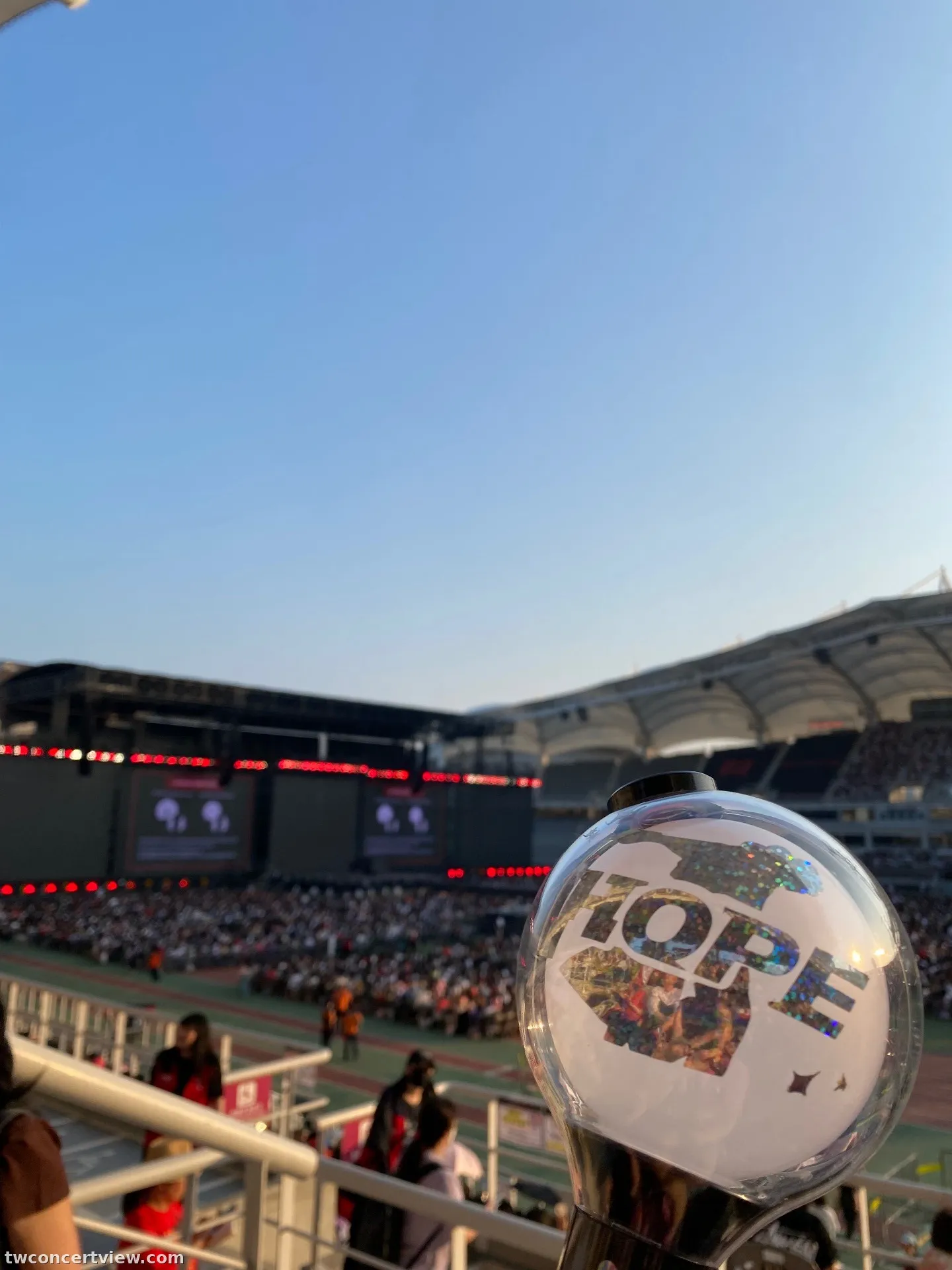 高陽體育館 (Goyang Gymnasium) E2 區 14排15號 視野照片 - j-hope Tour 'HOPE ON THE STAGE' FINAL
