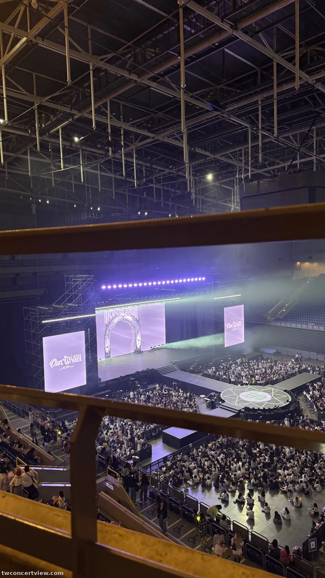 Kaohsiung Arena 511 โซน แถว 1排 ที่นั่ง 12號 ภาพวิวที่นั่ง - NCT WISH 1st CONCERT TOUR 'INTO THE WISH : Our WISH' IN KAOHSIUNG