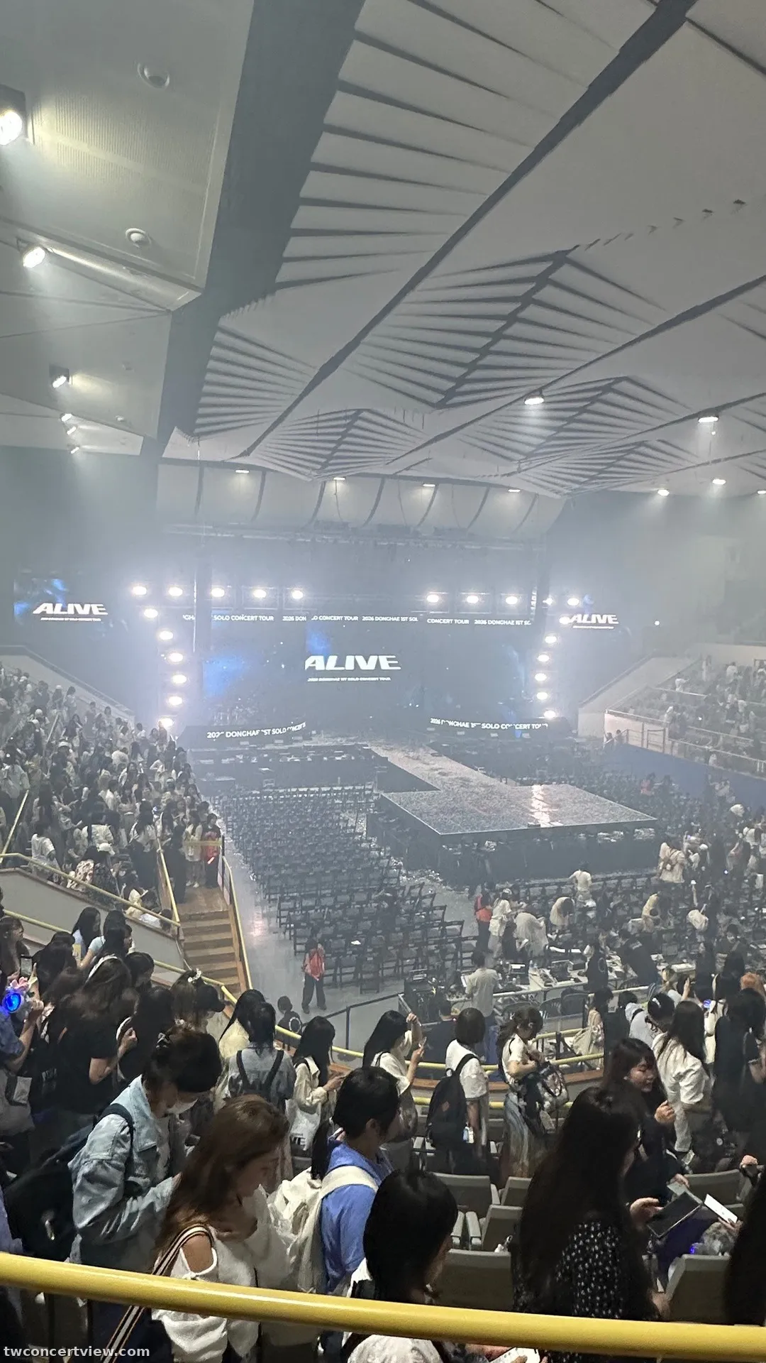 KBS Arena Hall D3 Row 9排, Seat 12號 seat view - DONGHAE 1ST SOLO CONCERT TOUR [ALIVE]