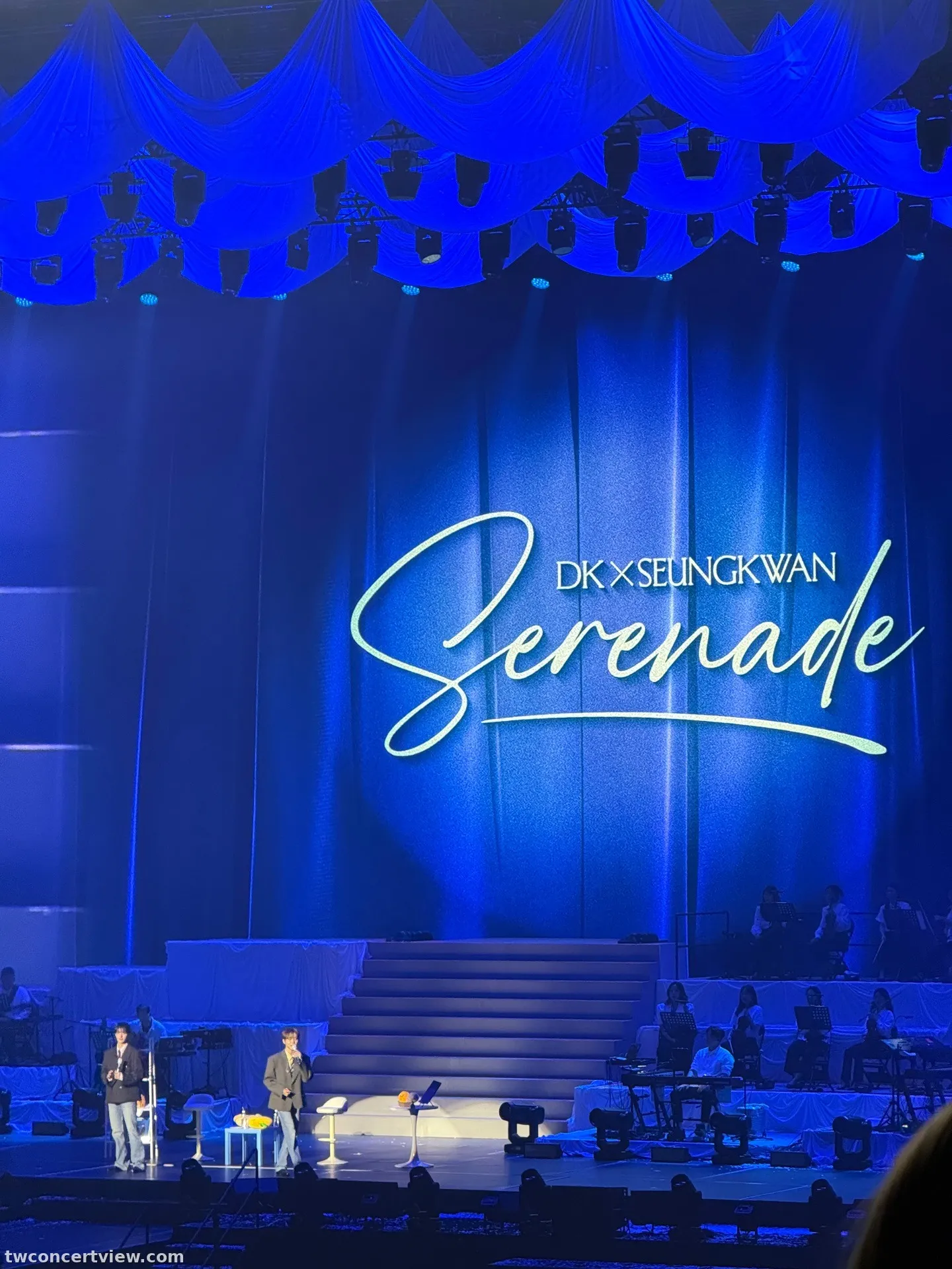 澳門威尼斯人綜藝館 116 區 R排13號 視野照片 - DxS serenade on stage