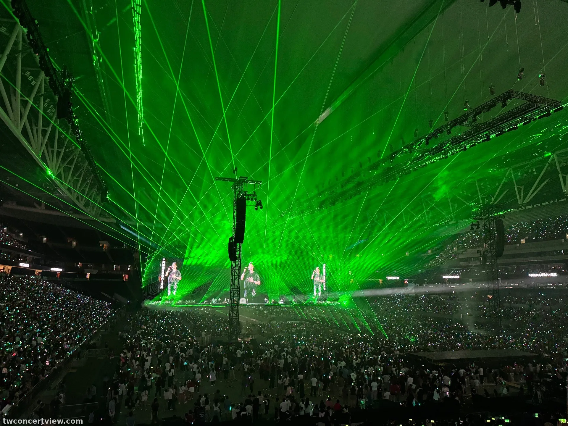 Kai Tak Main Stadium 49 Row CC, Seat 506 seat view - Evolution Nic Live 謝霆鋒進化演唱會