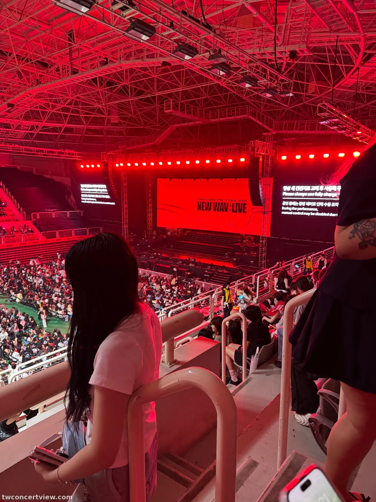 高麗大學化汀體育館（Tiger Dome） C 區 13排29號 視野照片 - TREASURE THE STAGE 2026 IN SEOUL