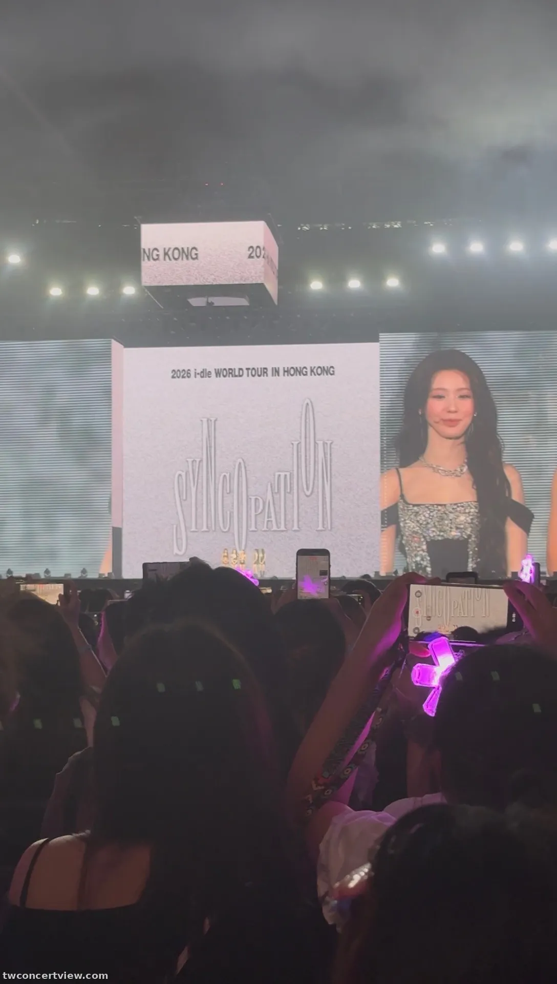 香港啟德主場館 (Kai Tak Main Stadium) I 區 中排左號 視野照片 - i-dle Syncopation