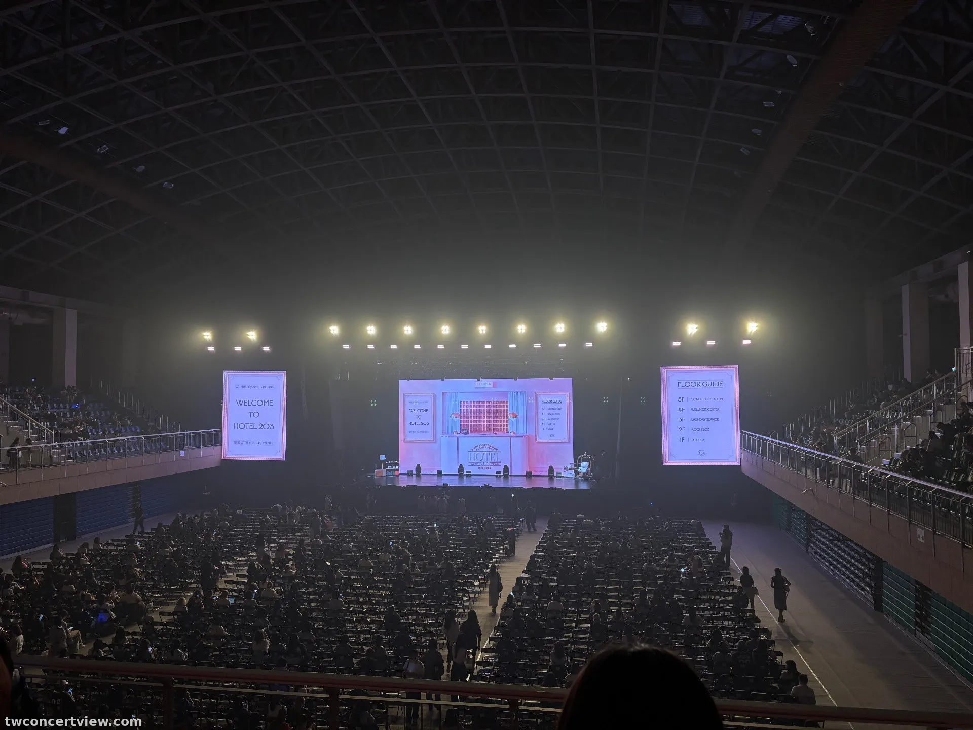 天母體育館 M3 區 6排38號 視野照片 - KYUHYUN Fanmeeting Hotel203