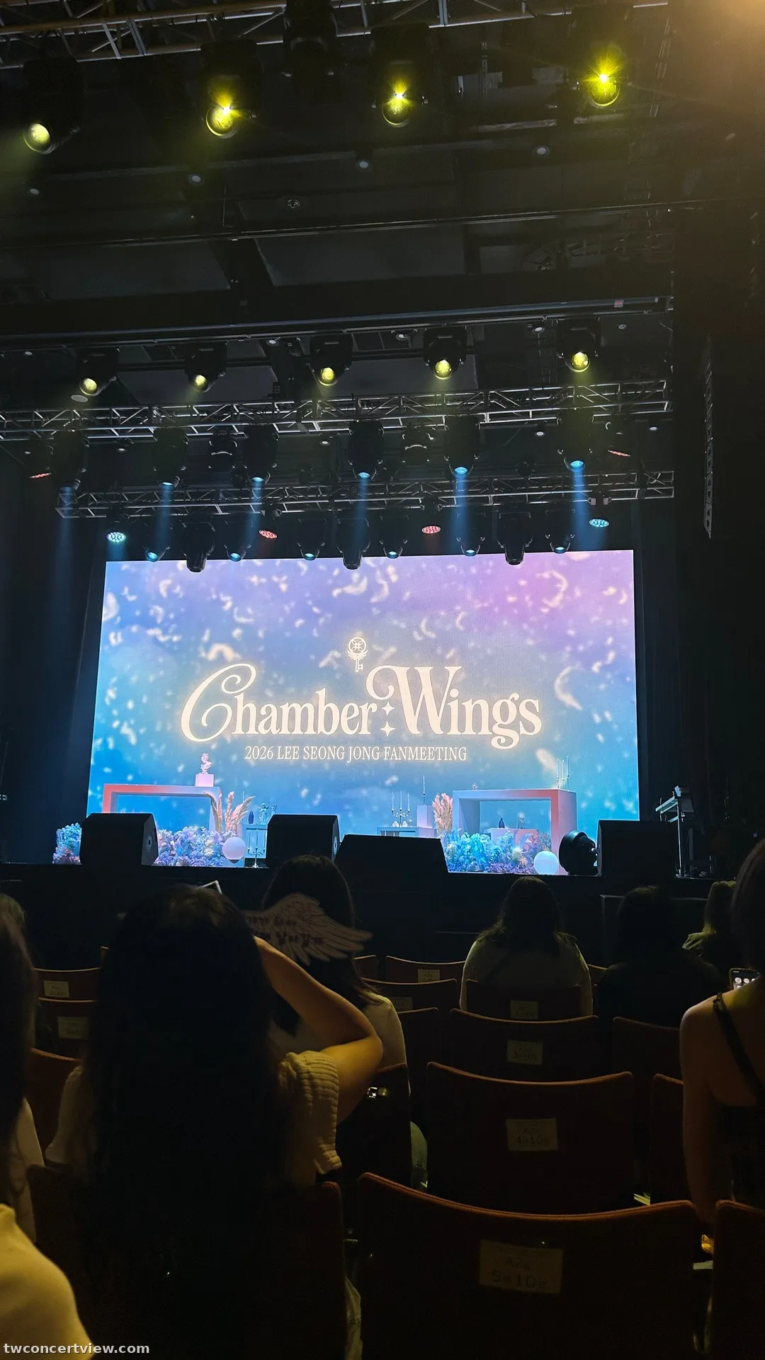 Clapper Studio A2 區 7排10號 視野照片 - 2026 LEE SEONG JONG FANMEETING [CHAMBER：WINGS] IN TAIPEI