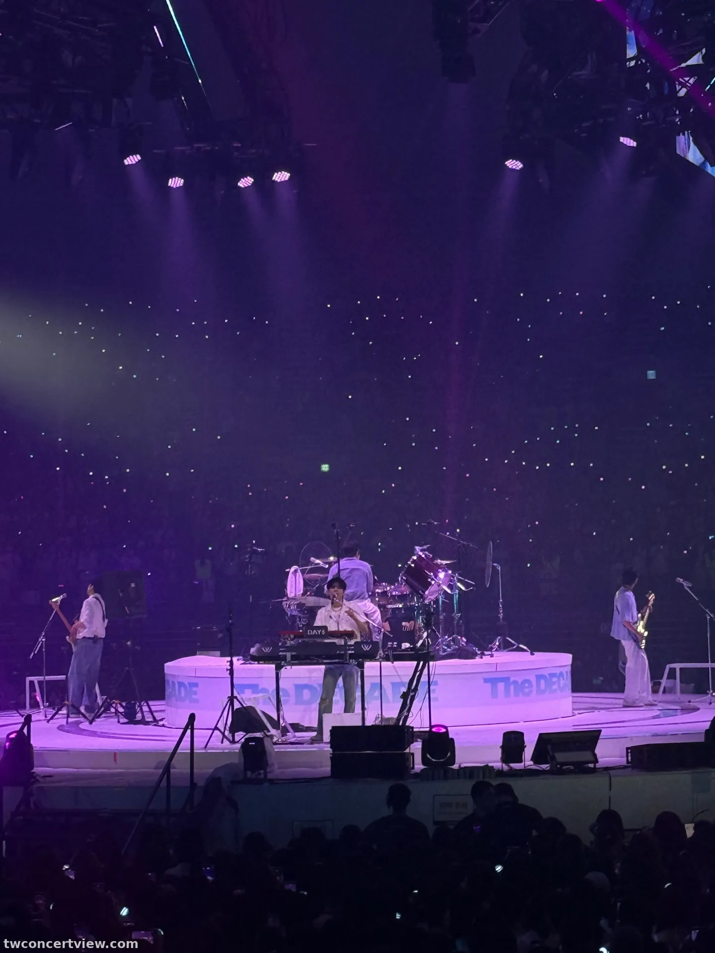 KSPO Dome 11 โซน แถว 12 ที่นั่ง 1 ภาพวิวที่นั่ง - Day6 The decade final