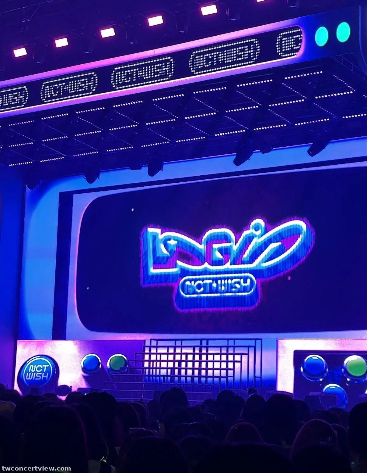 台北流行音樂中心 C 區 後排中號 視野照片 - NCT WISH LOG IN