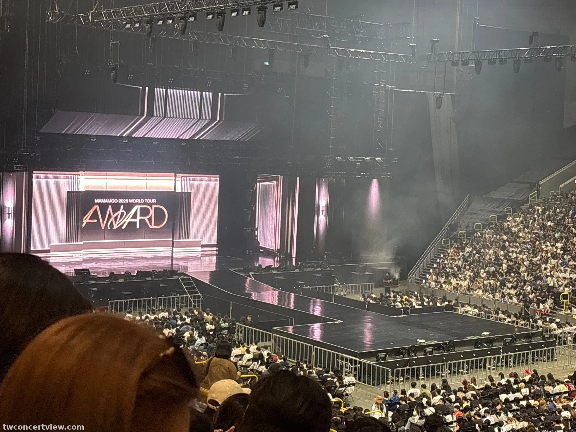 Kaohsiung Arena 210 Row 29, Seat 15 seat view - MAMAMOO