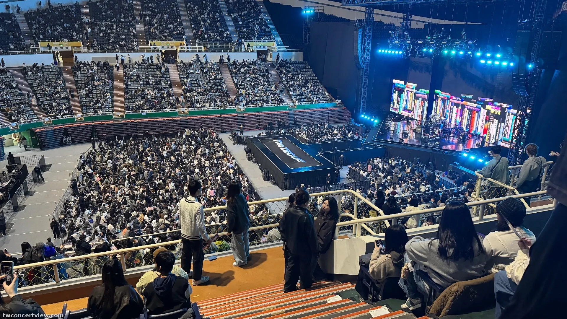 NTSU Arena (林口體育館) 주황4A-2 구역 7排열18號번 좌석 시야 사진 - Day6
