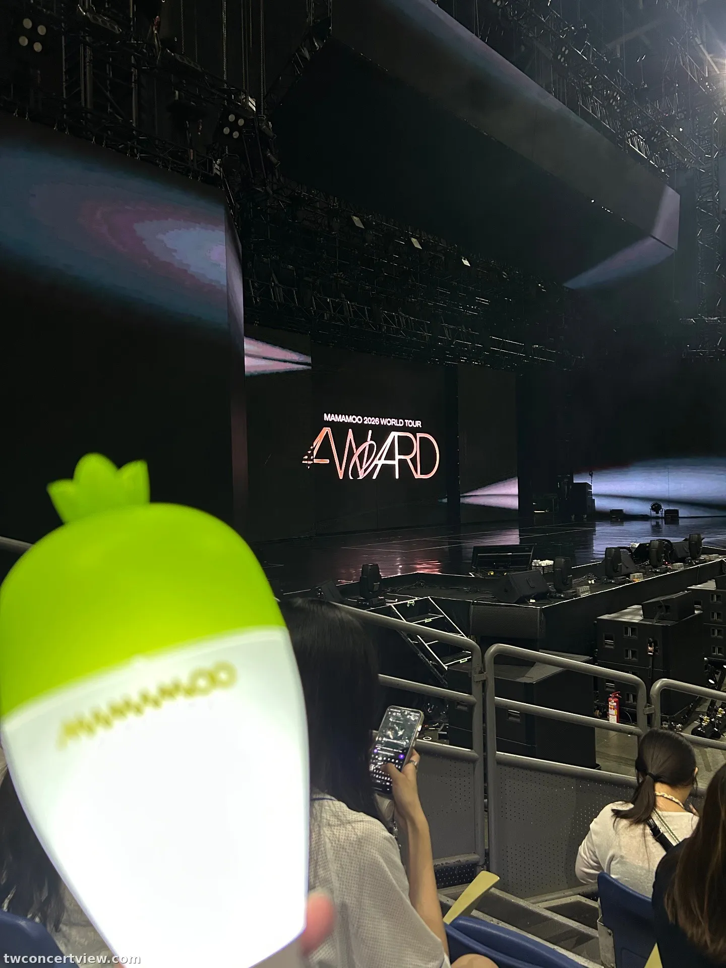 高雄巨蛋 207 區 7排6號 視野照片 - 2026 MAMAMOO WORLD TOUR <4WARD> in KAOHSIUNG
