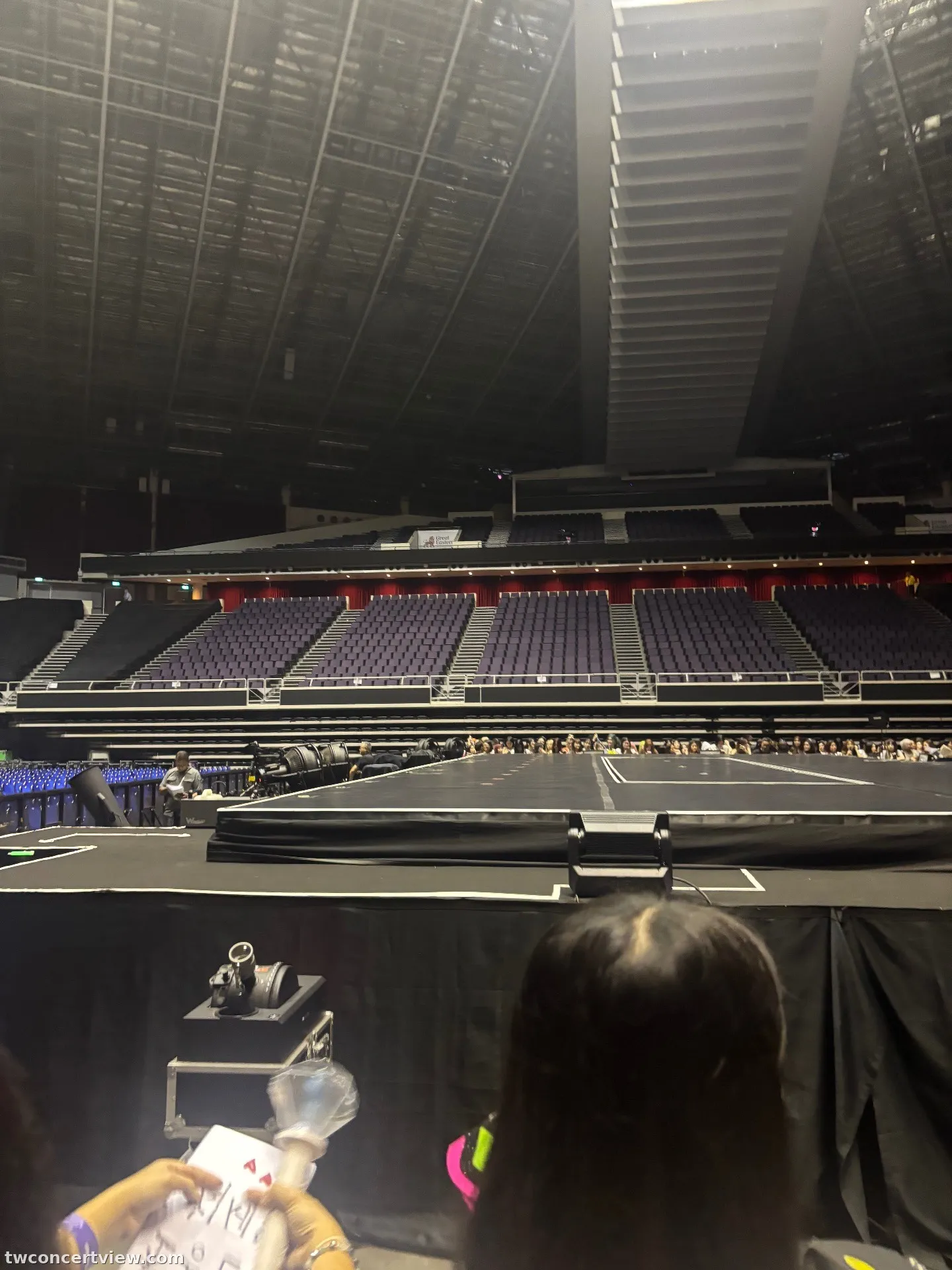 新加坡室內體育館 (Singapore Indoor Stadium) A 區 前排左號 視野照片 - TREASURE PULSE ON IN SINGAPORE