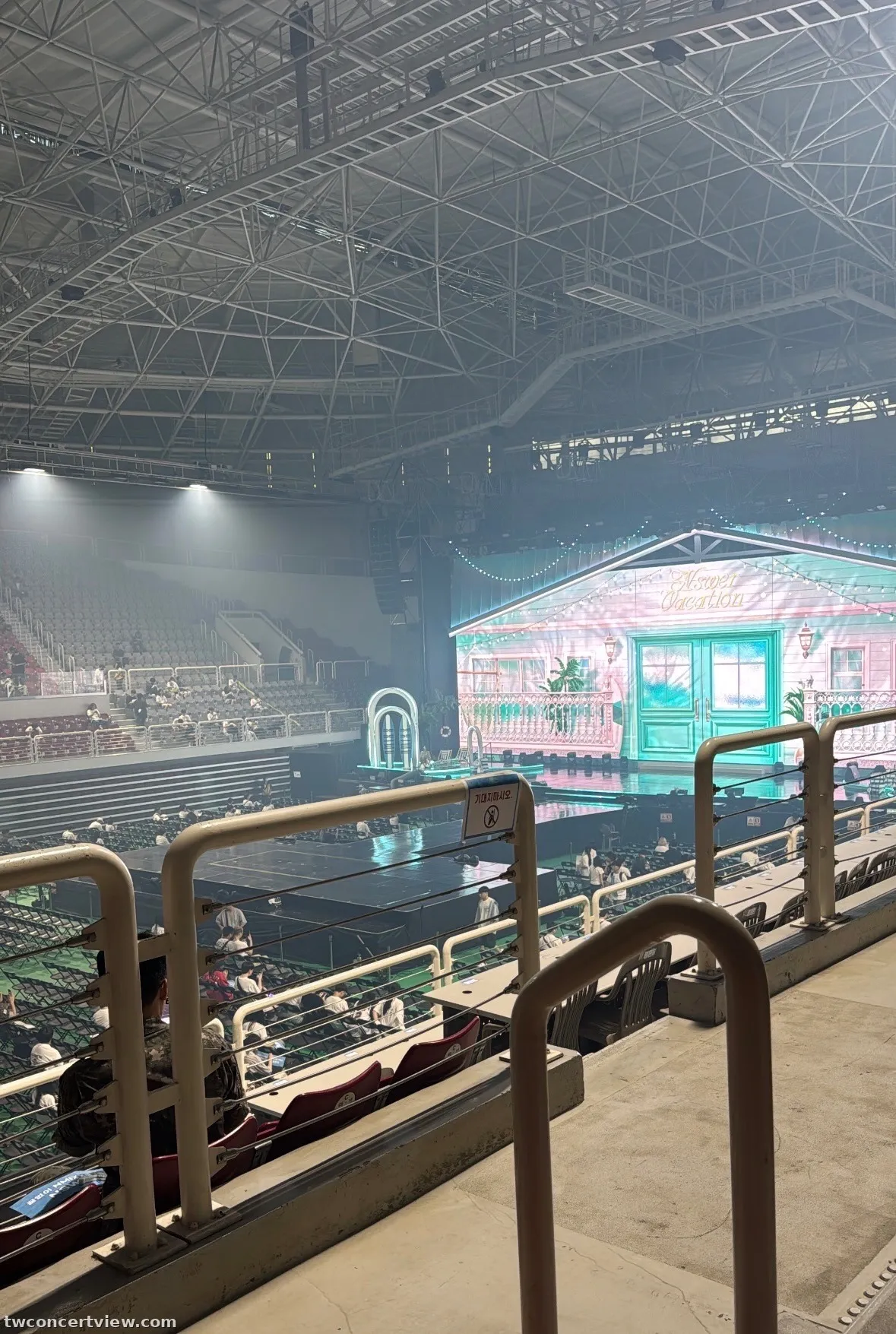 高麗大學化汀體育館（Tiger Dome） C 區 7排14號 視野照片 - NMIXX 1ST FAN MEETING 'NSWER VACATION'