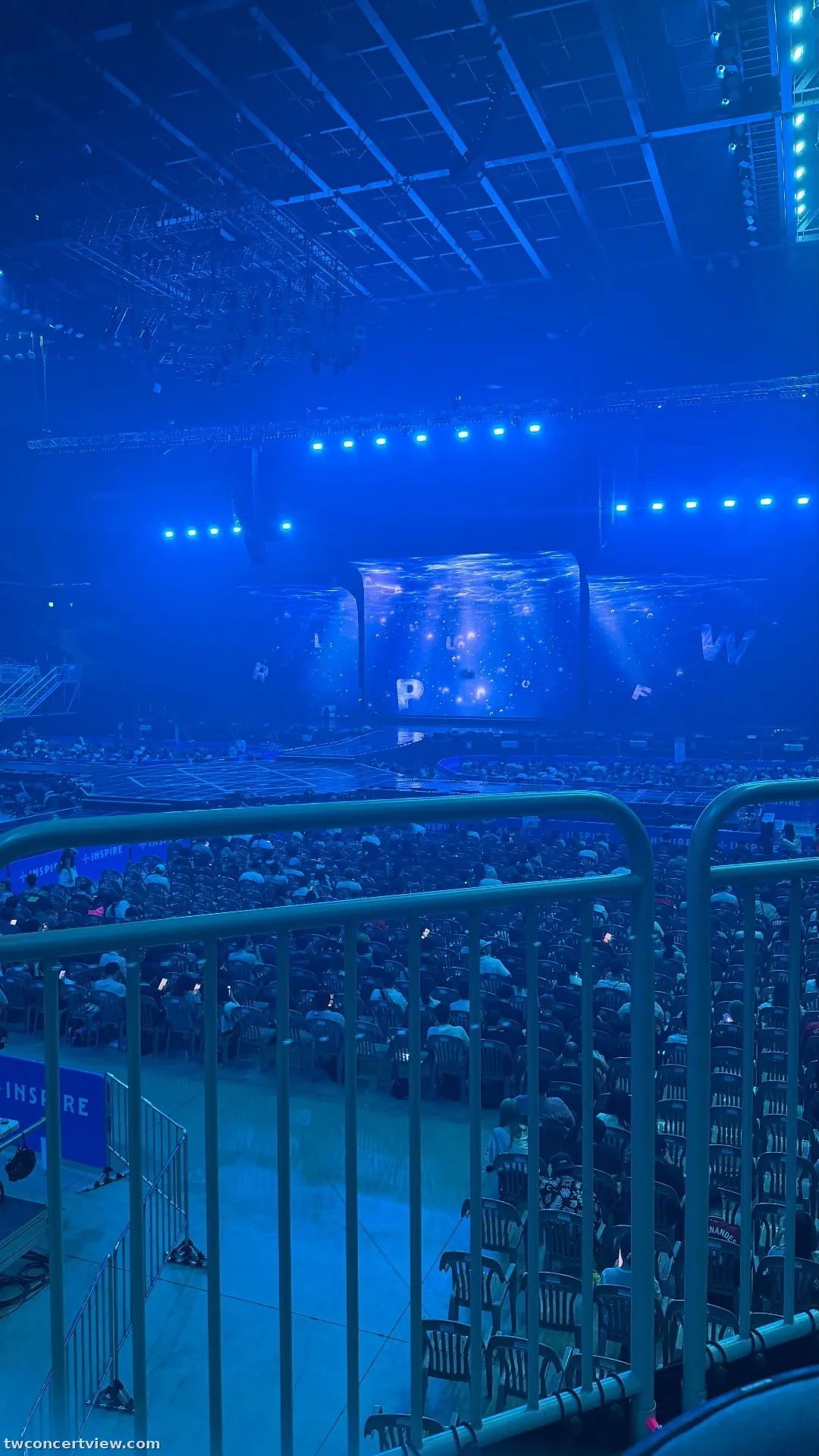 Inspire Arena 206 โซน แถว B ที่นั่ง 25 ภาพวิวที่นั่ง - 2026 LE SSERAFIM TOUR ‘PUREFLOW’ IN INCHEON
