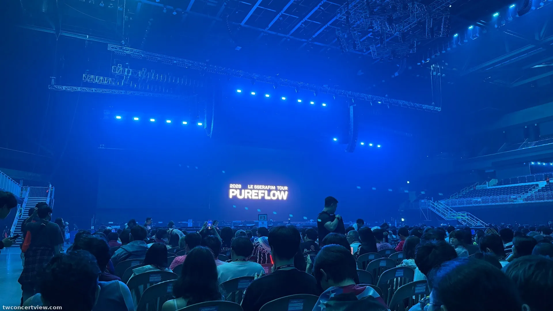 Inspire Arena C โซน แถว 後 ที่นั่ง 右 ภาพวิวที่นั่ง - 2026 LE SSERAFIM TOUR ‘PUREFLOW’ IN INCHEON