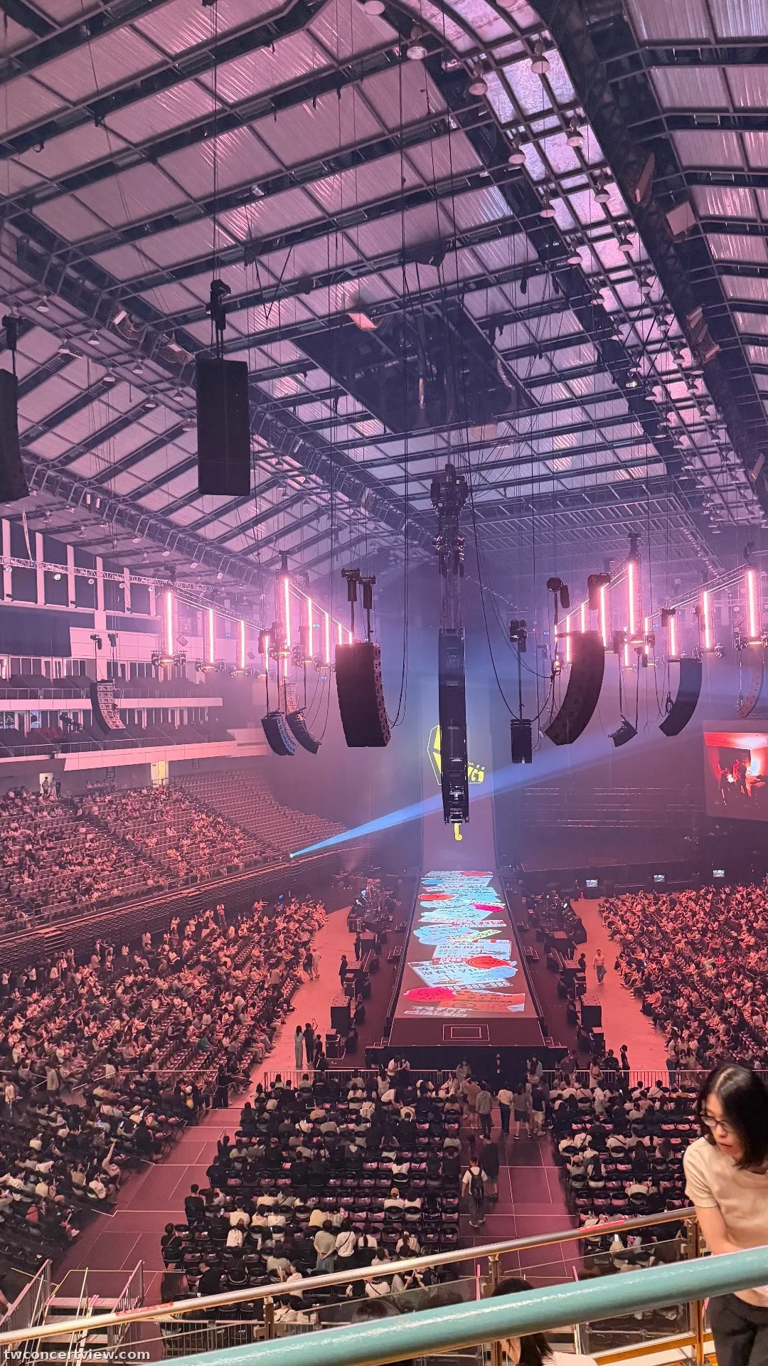Taipei Arena เหลือง-3C โซน แถว 5排 ที่นั่ง 7號 ภาพวิวที่นั่ง - 2026韋禮安「 HI WE1 韋，您好 巡迴演唱會」台北場