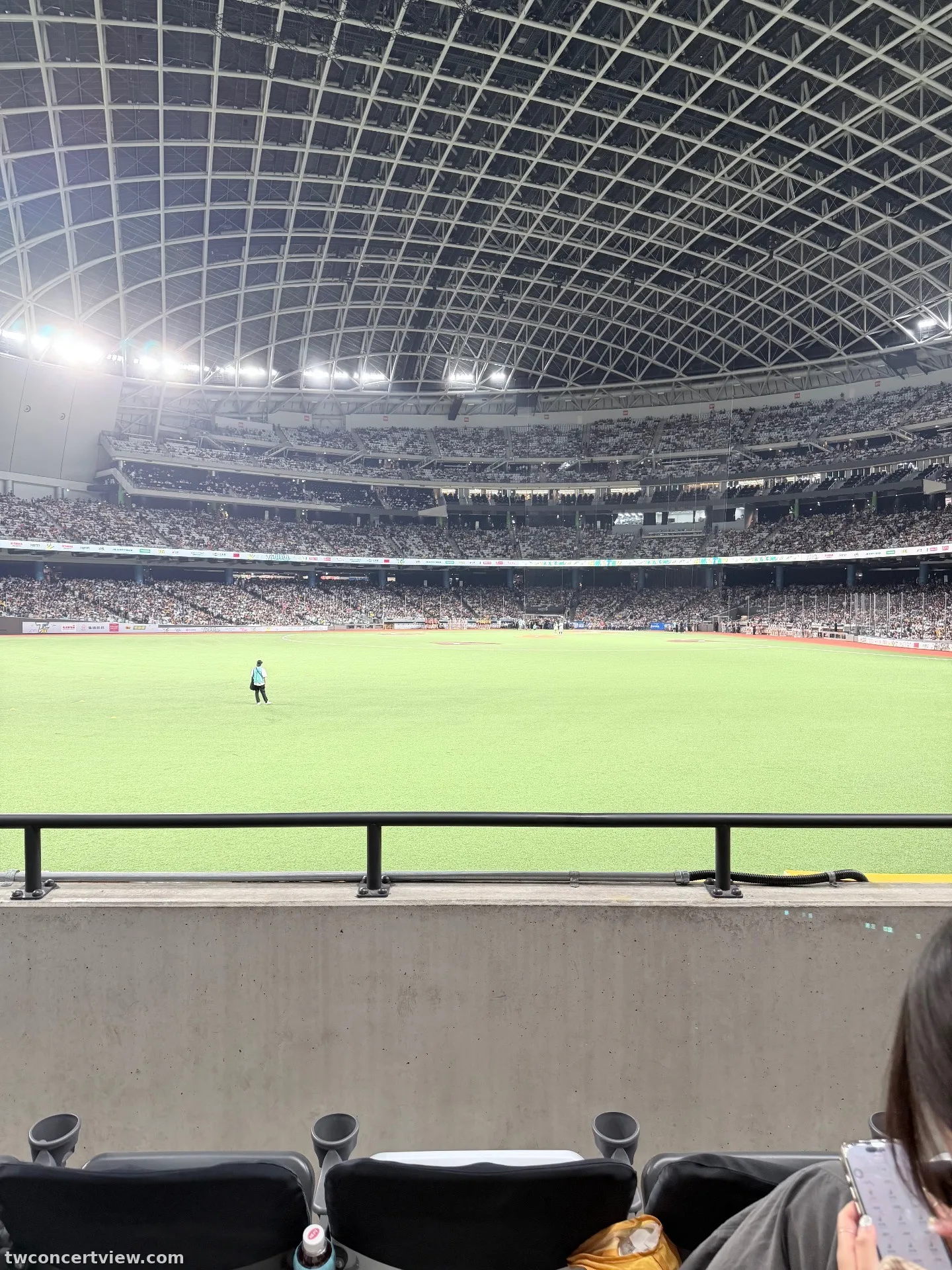 台北大巨蛋 球賽版本 135 區 3排17號 視野照片 - 2026年台灣精品中華職棒明星對抗賽