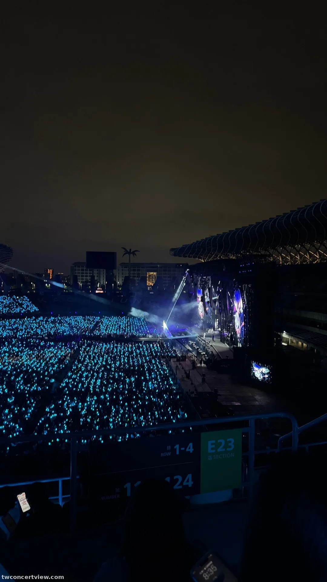 Kaohsiung National Stadium E23 Row 7, Seat 114 seat view - 【 磊山保經xAccusefive告五人 [MY MAGIC 宇宙超有趣] 新世界巡迴演唱會｜2025世運極限版 】