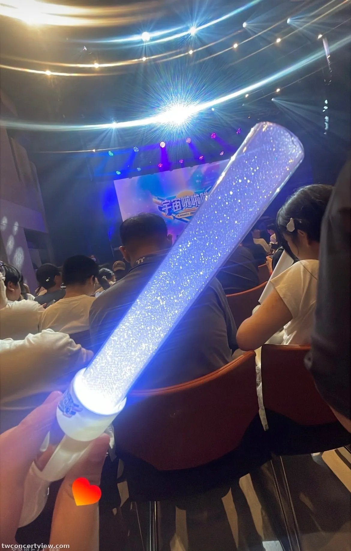 Clapper Studio A1 โซน แถว 7 ที่นั่ง 6 ภาพวิวที่นั่ง - 宇宙啦啦隊感謝演唱會