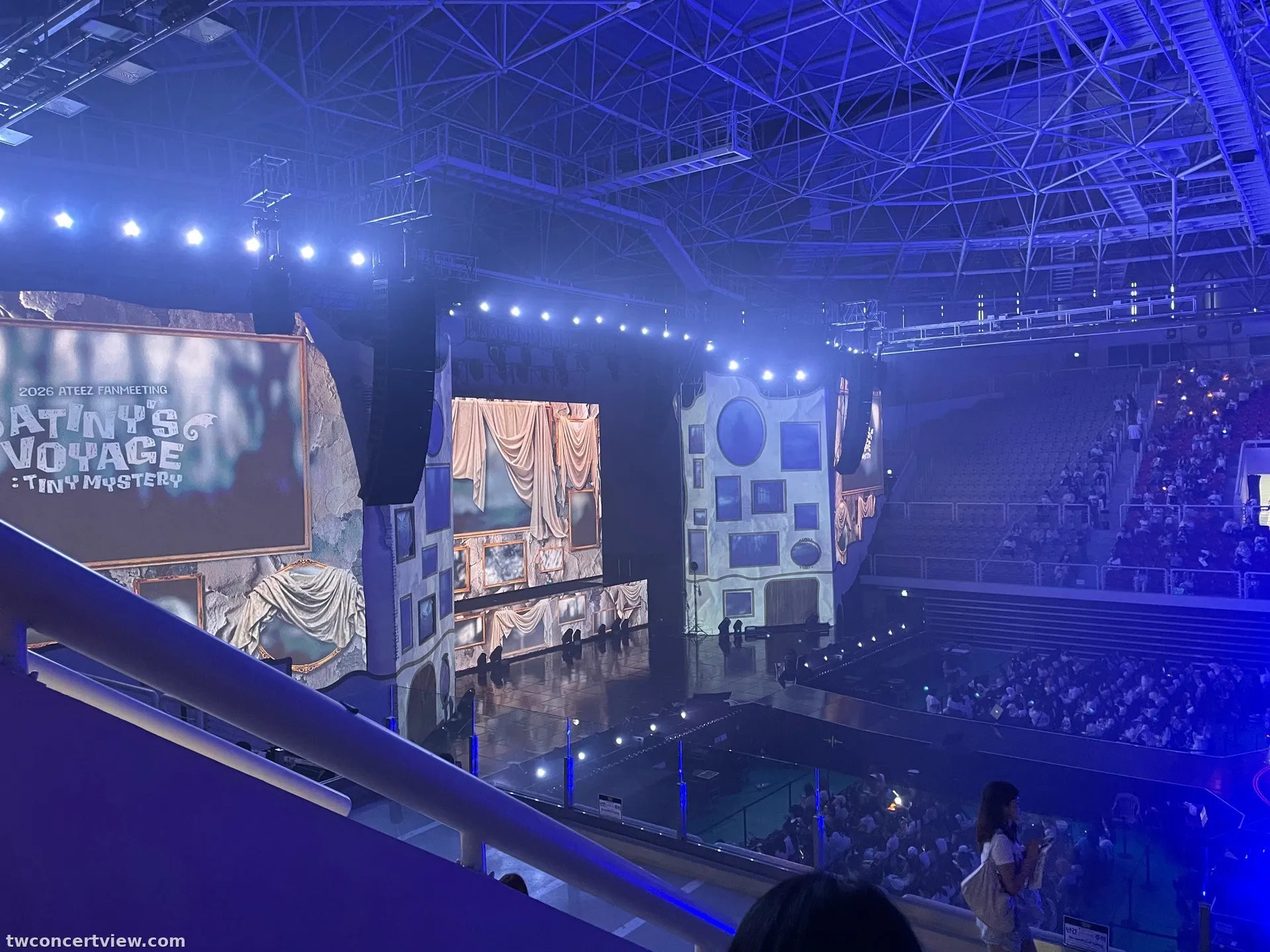 高麗大學化汀體育館（Tiger Dome） J 區 11排11號 視野照片 - ATINY’S VOYAGE
