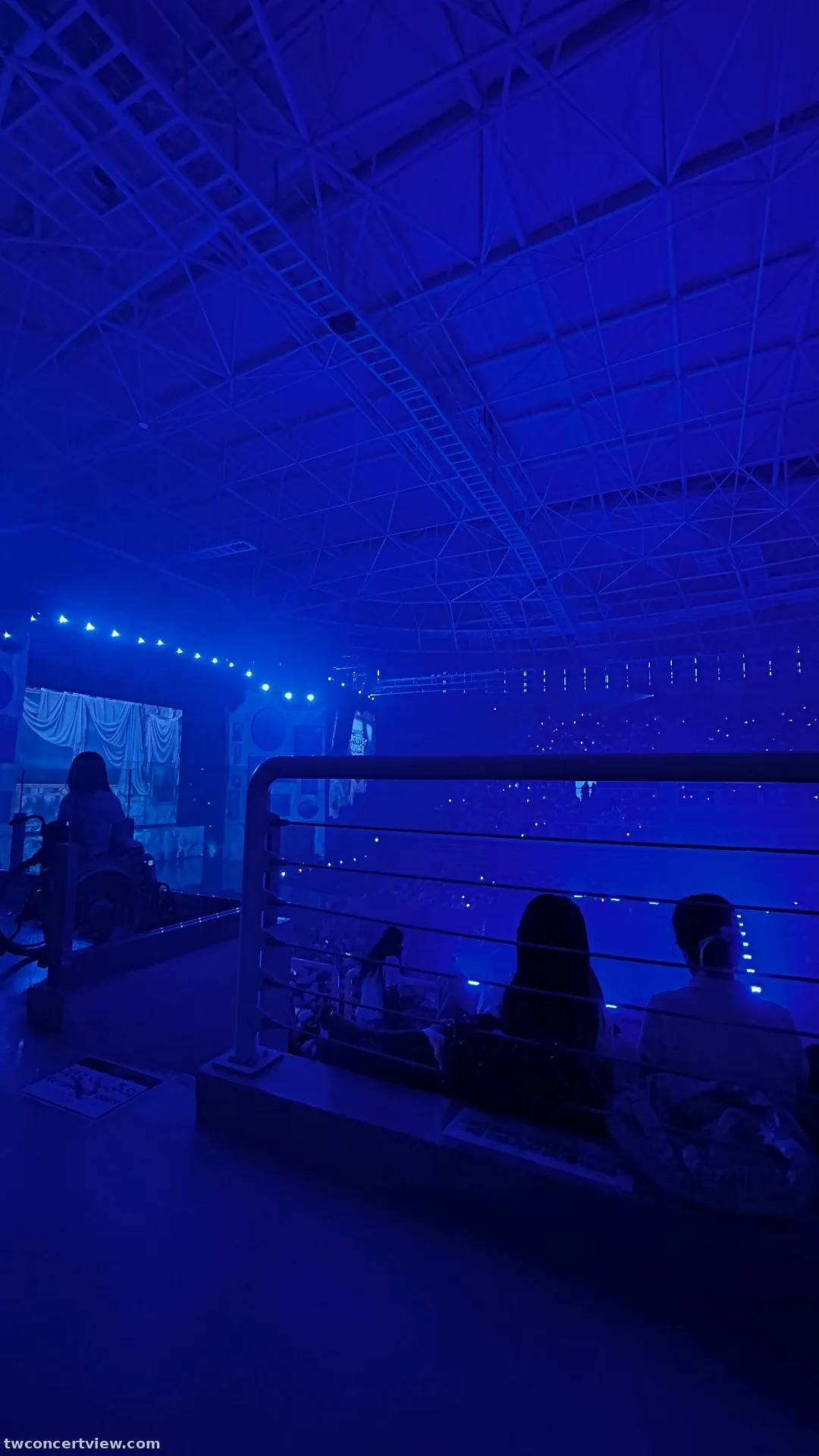 高麗大學化汀體育館（Tiger Dome） K 區 6排3號 視野照片 - ATINY‘S VOYAGE