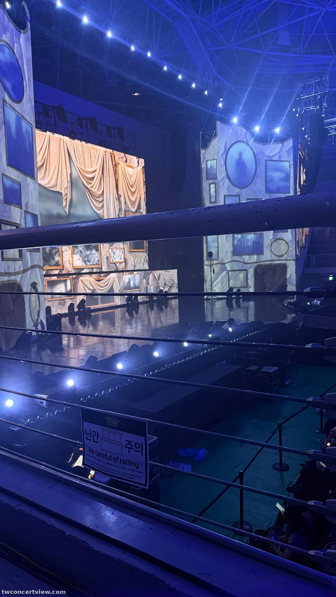 高麗大學化汀體育館（Tiger Dome） J 區 1排1號 視野照片 - 2026 ATEEZ FM TINY MYSTERY