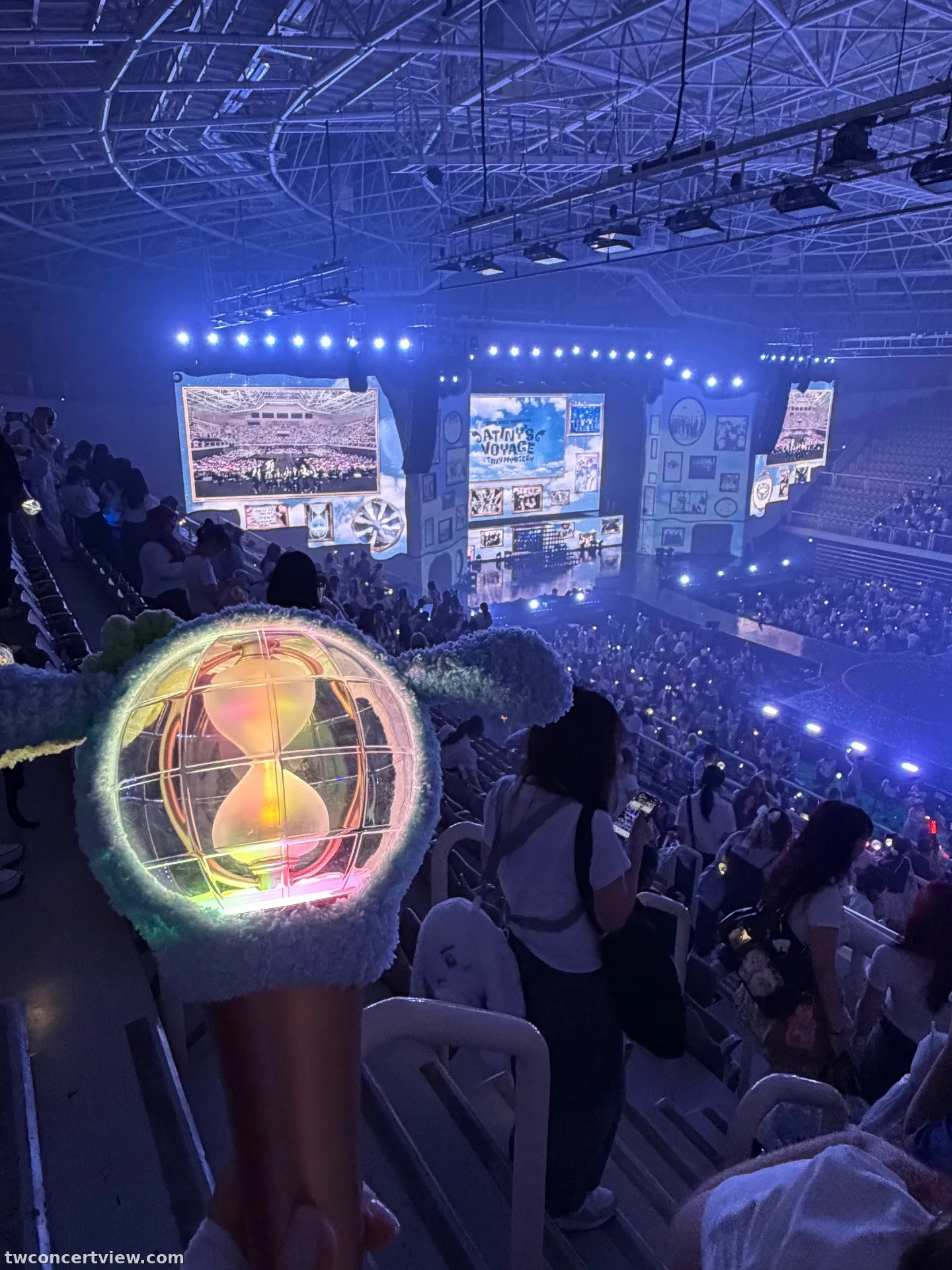 高麗大學化汀體育館（Tiger Dome） L 區 16排4號 視野照片 - ATEEZ飯咪