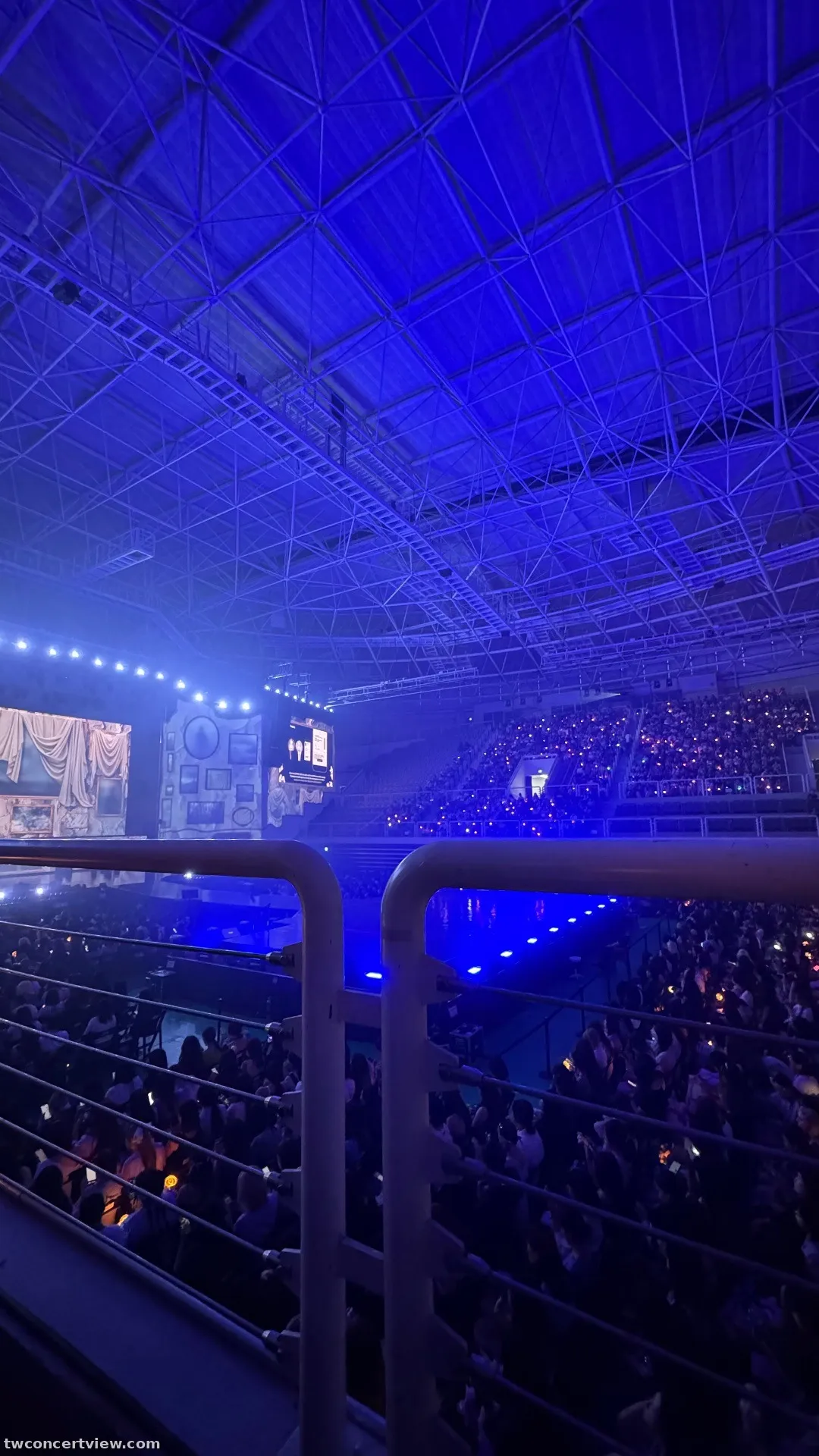 高麗大學化汀體育館（Tiger Dome） K1 區 1排16號 視野照片 - Ateez fm