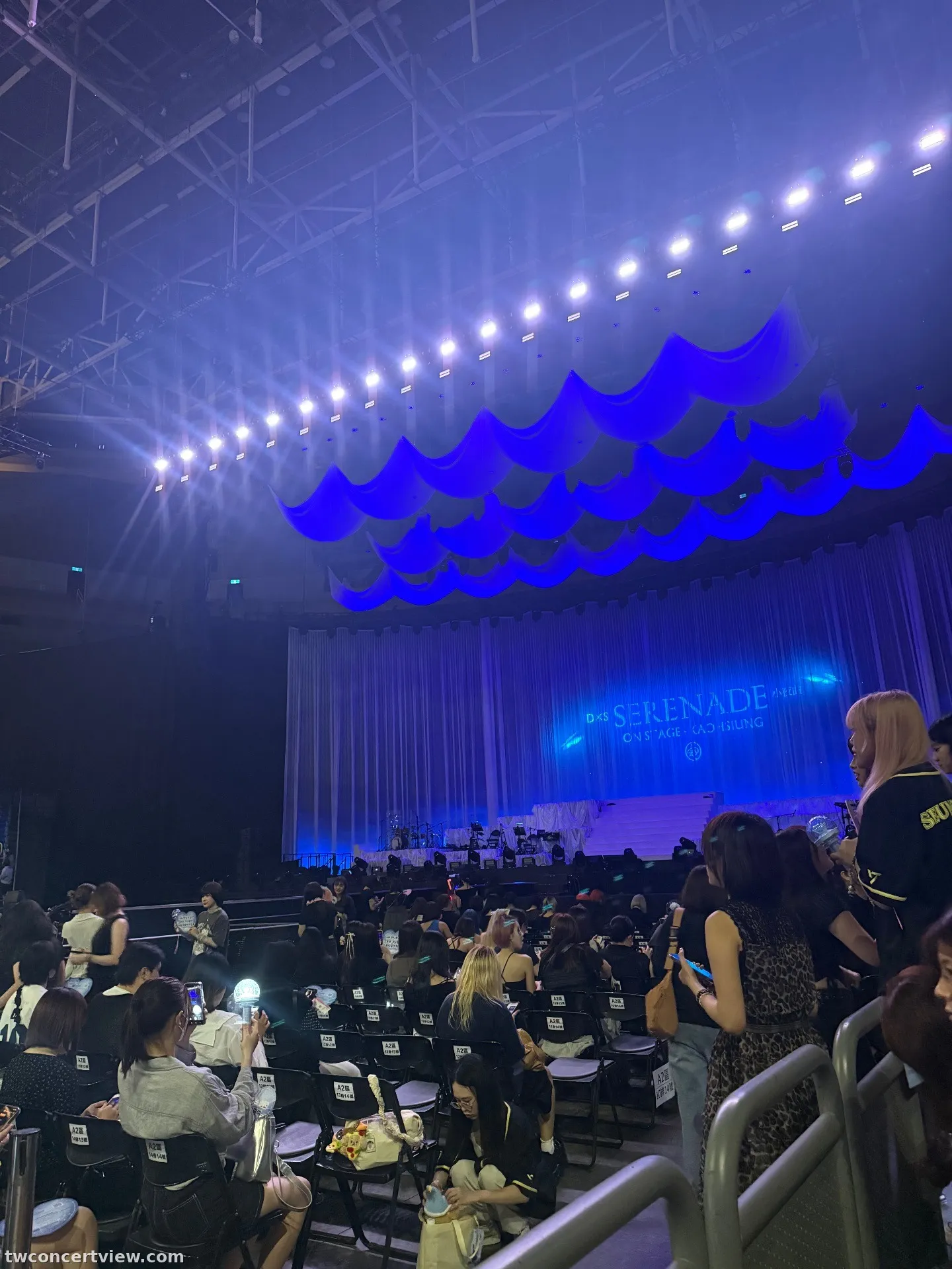 Kaohsiung Arena (高雄巨蛋) 219 구역 1열22번 좌석 시야 사진 - DxS [SERENADE] ON STAGE - KAOHSIUNG