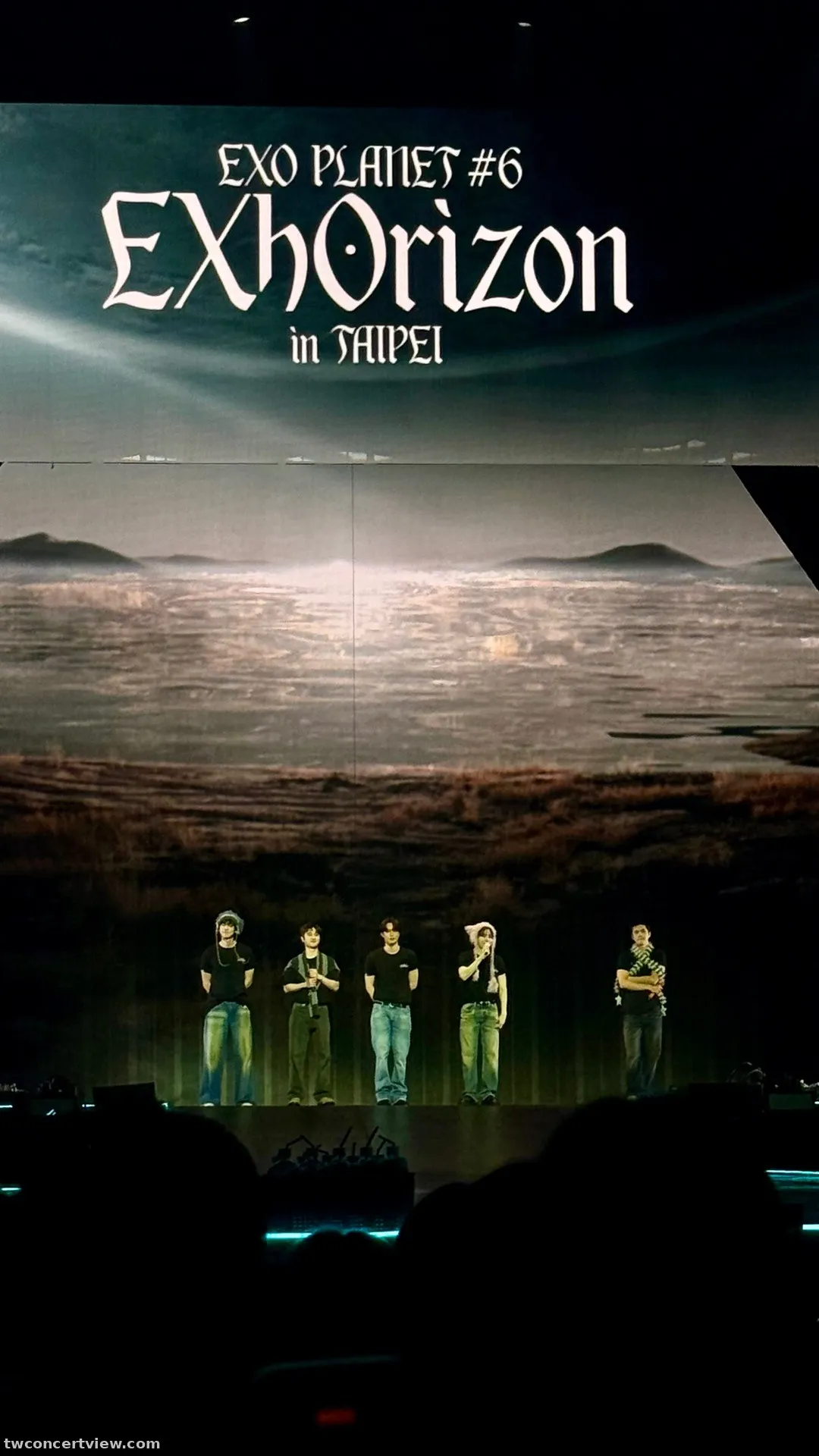 台北小巨蛋 D 區 中排中號 視野照片 - EXO PLANET #6 - EXhOrizon in TAIPEI