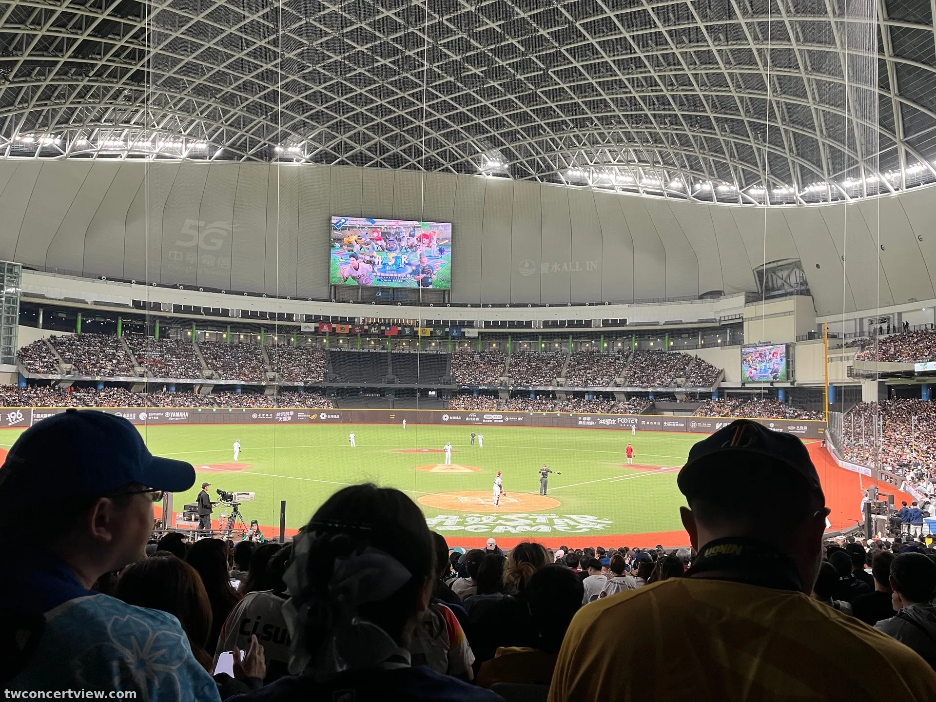 台北大巨蛋 球賽版本 115 區 29排2號 視野照片 - 明星賽