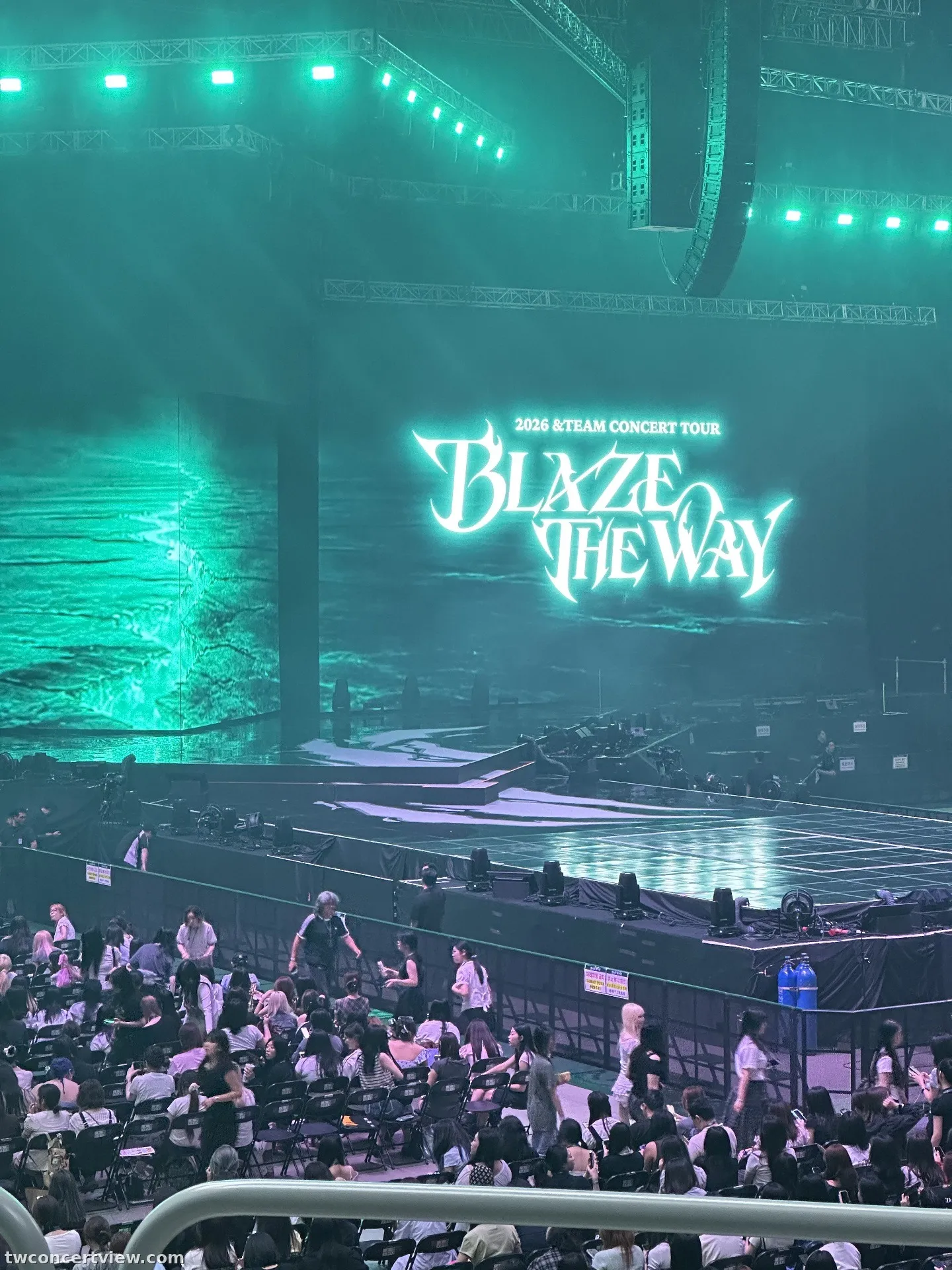 迎仕柏綜藝館 (Inspire Arena) 210 區 D排18號 視野照片
