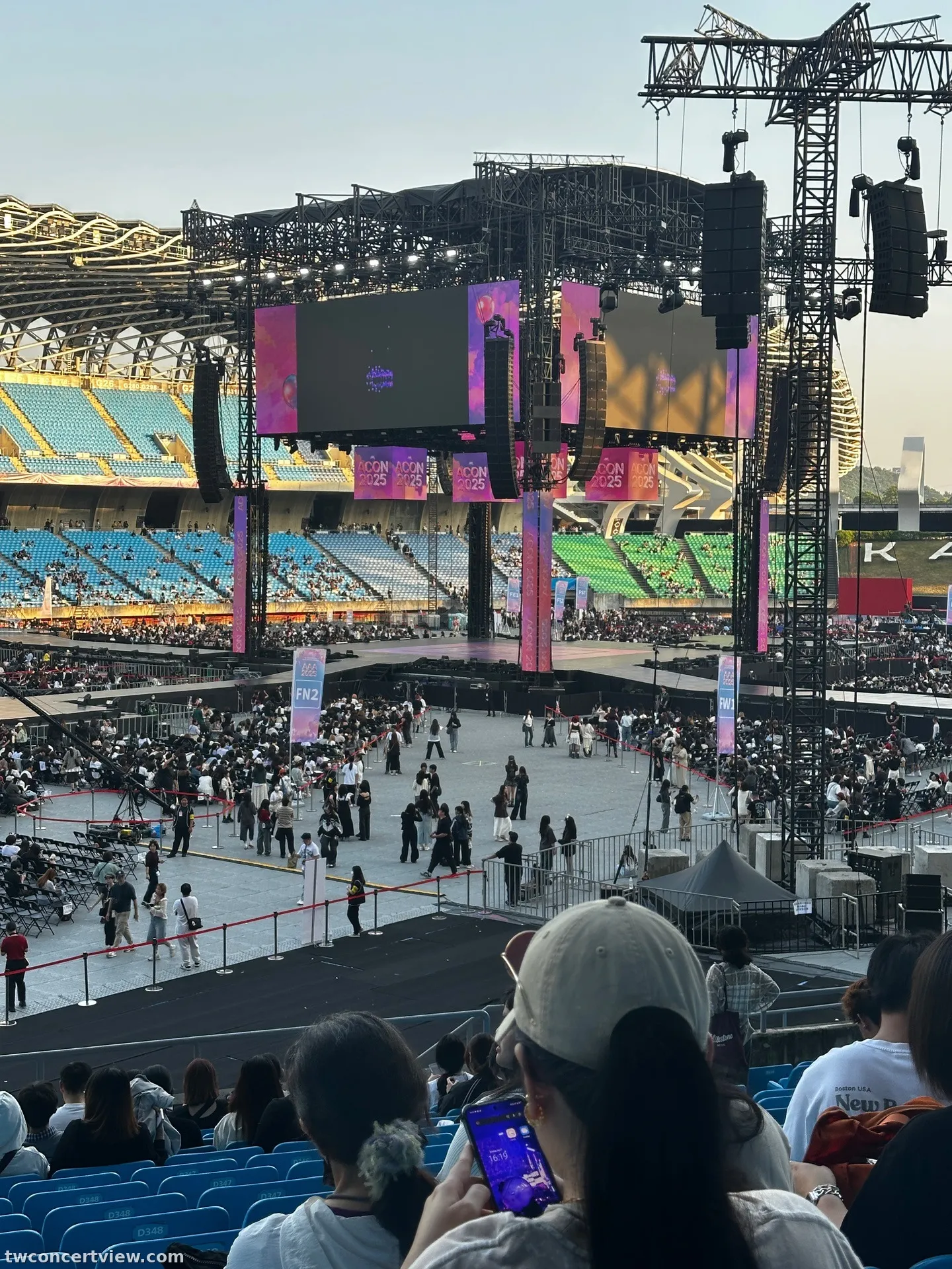 Kaohsiung National Stadium (AAA) D03 Zona Baris 25, Kursi 350 foto pemandangan kursi - ACON