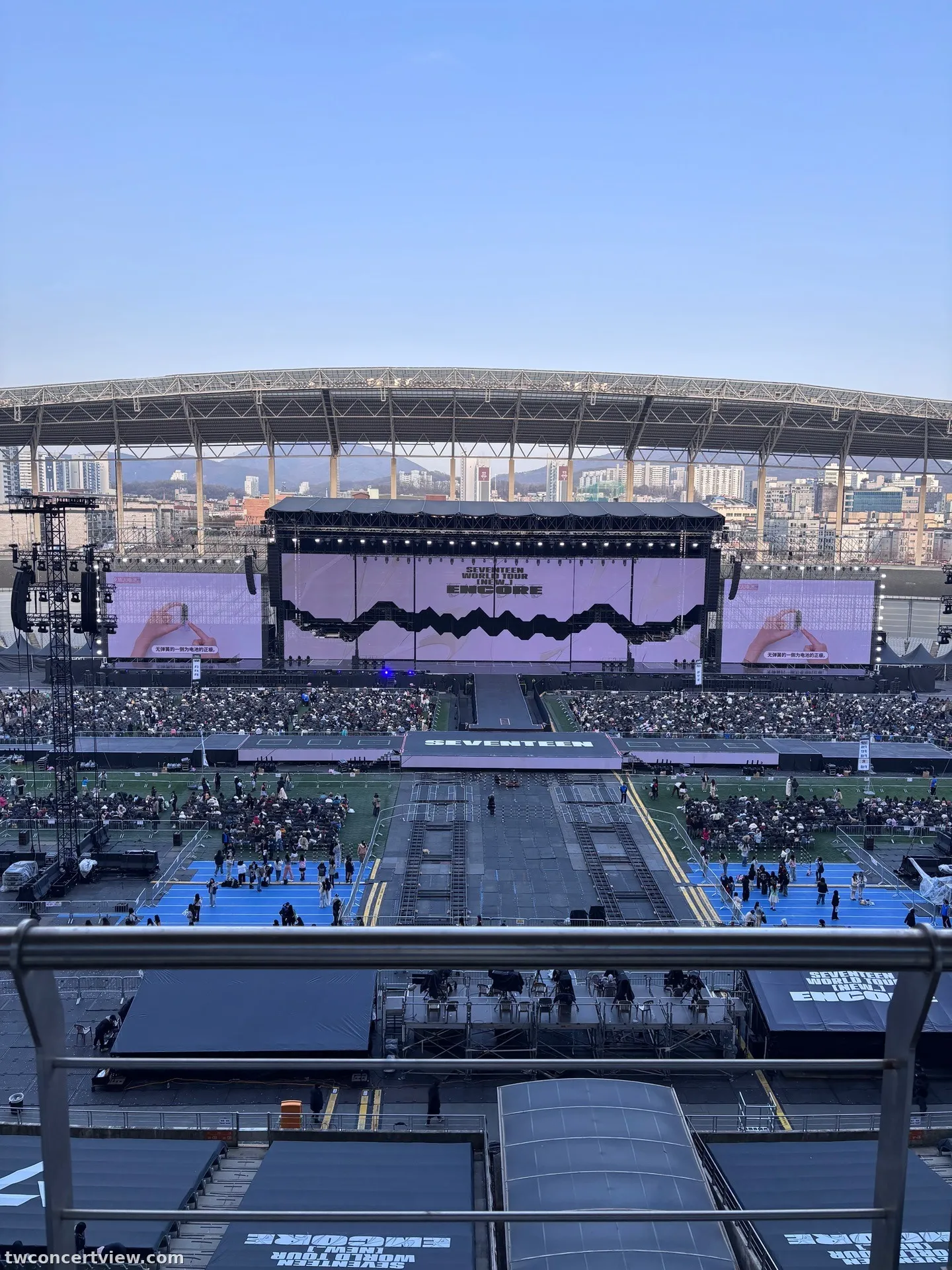 仁川亞運主體育場 49 區 2排9號 視野照片 - SEVENTEEN NEW_ encore