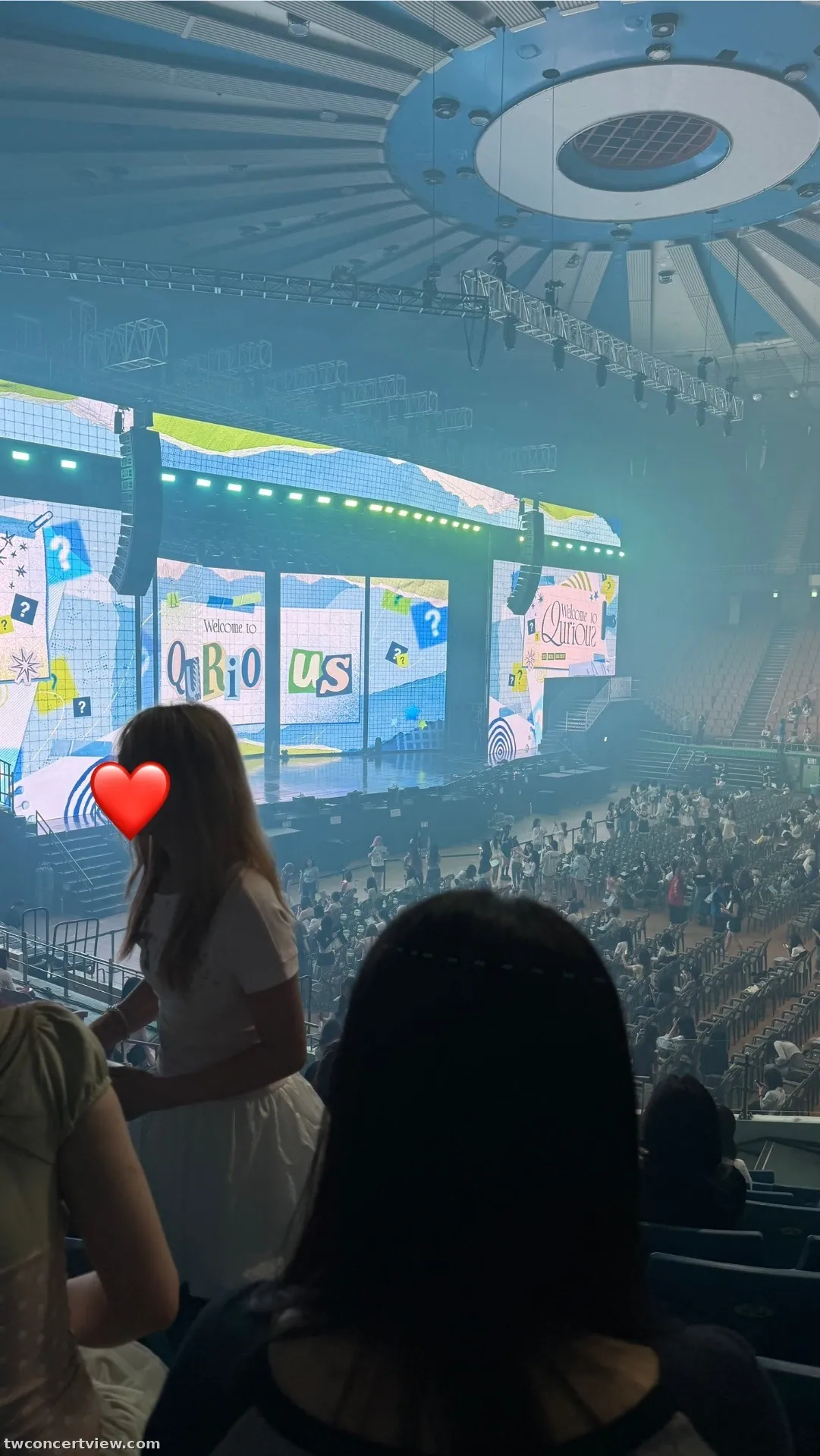Jamsil Indoor Stadium 蠶室室內體育館 17 區 13排4號 視野照片 - AND2BLE Showcase Concert:Welcome to Qurious