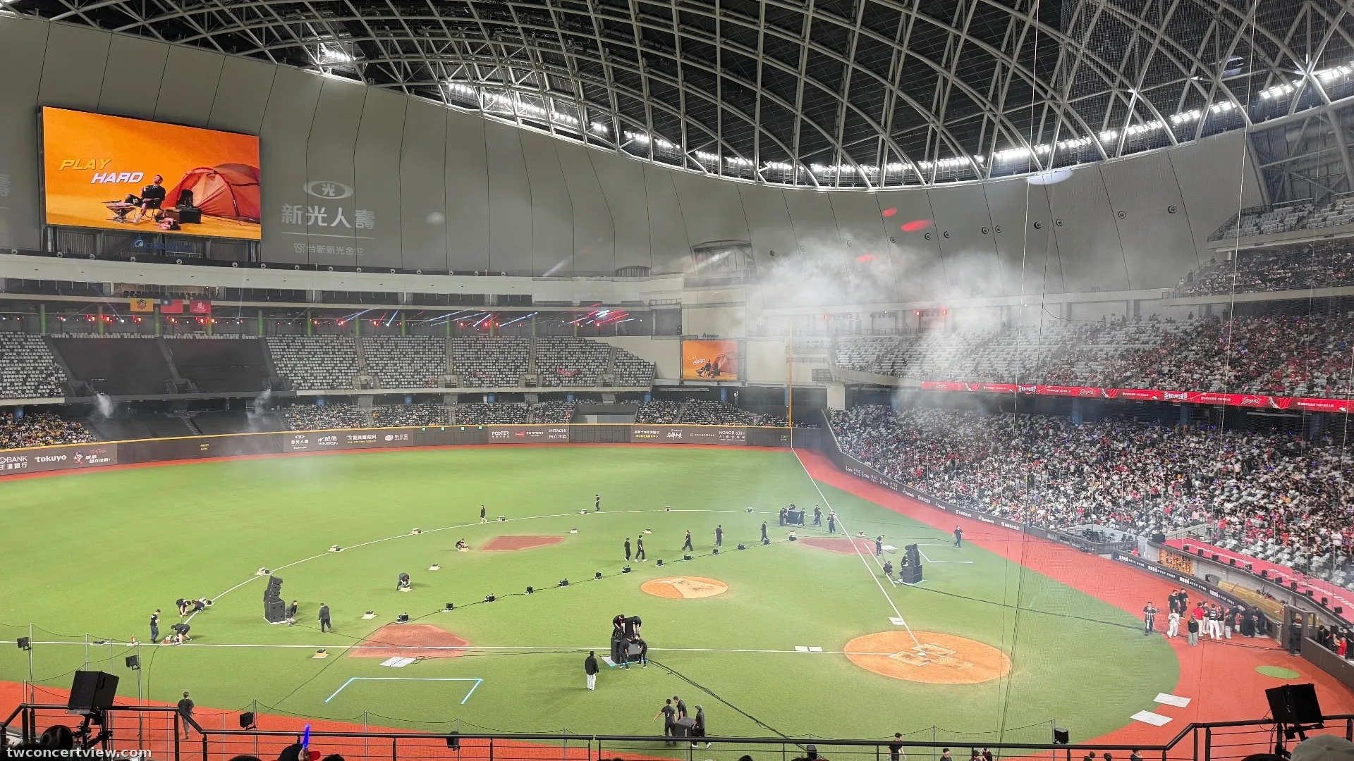 台北大巨蛋 球賽版本 217 區 10排10號 視野照片 - 中職 味全龍vs中信兄弟