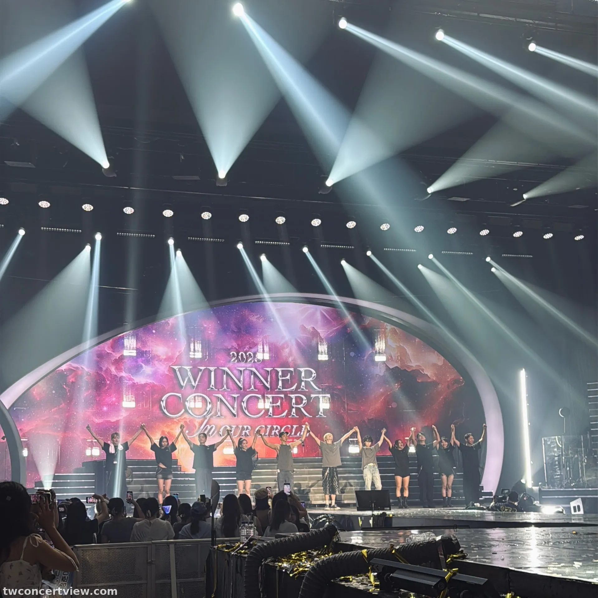 奧林匹克廳 (Olympic Hall) A 區 後排左號 視野照片 - WINNER InOurCircle