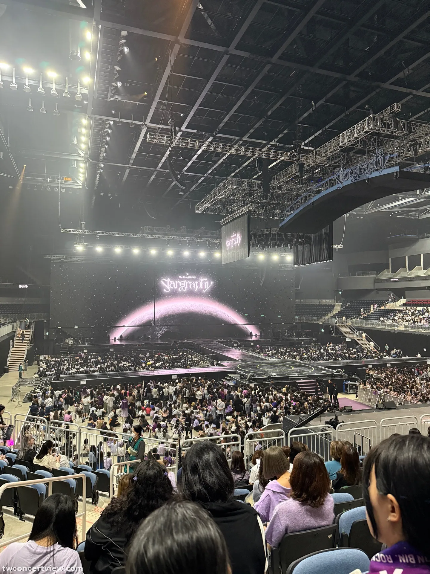 迎仕柏綜藝館 (Inspire Arena) 313 區 K排24號 視野照片 - The 4th ASTROAD [ Stargraphy ]