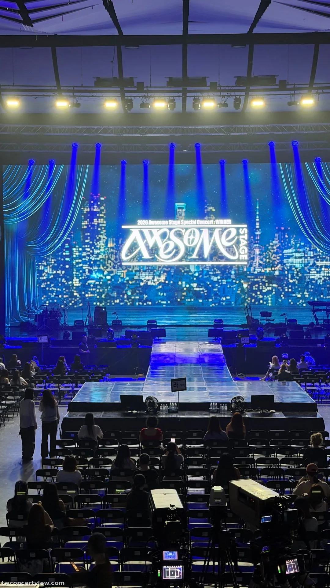 KBS Arena Hall E1 區 6排11號 視野照片 - Awesome Stage Special Concert