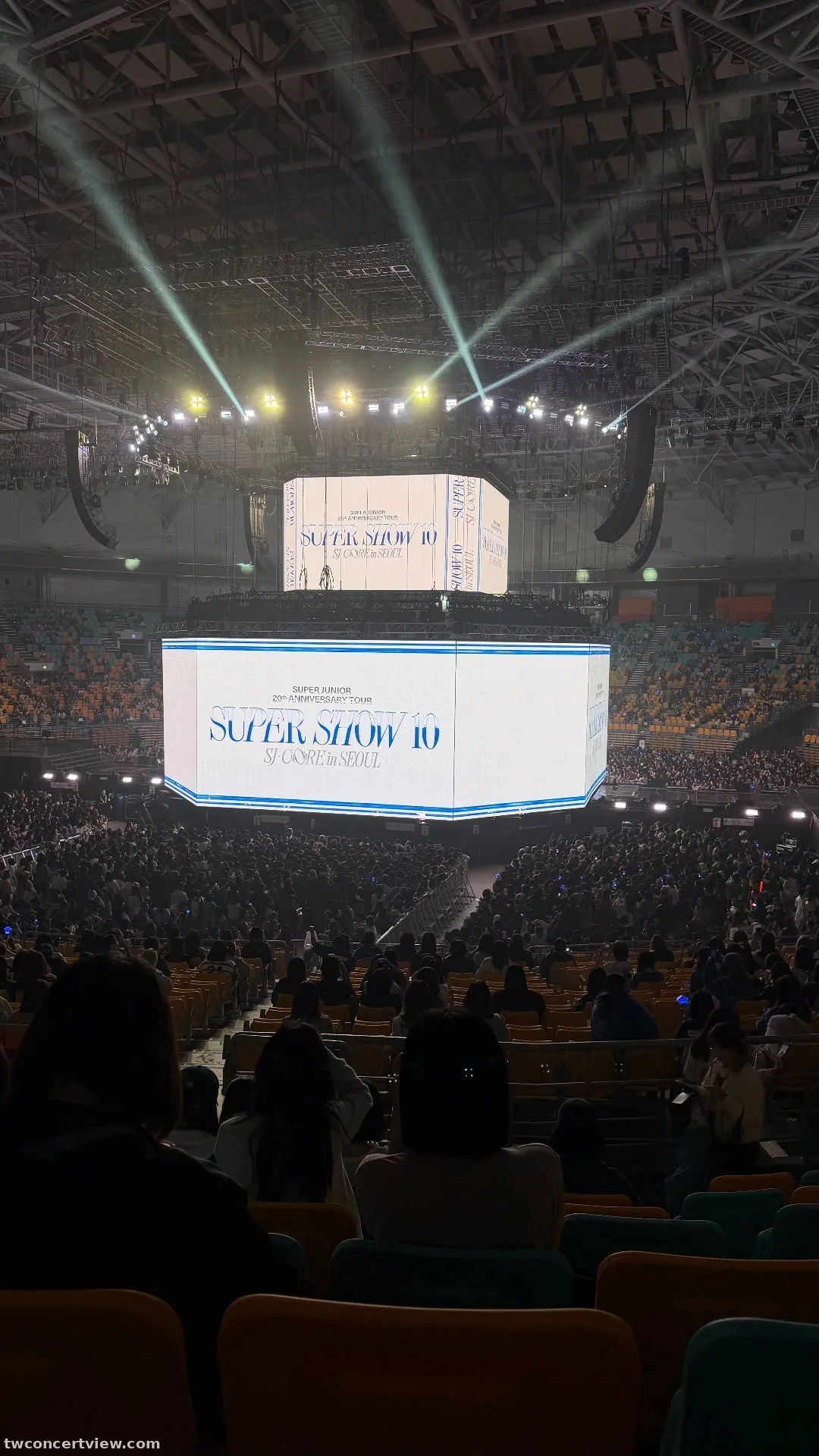 首爾奧林匹克體操競技場 (KSPO Dome) 40 區 7排7號 視野照片 - Super Show 10