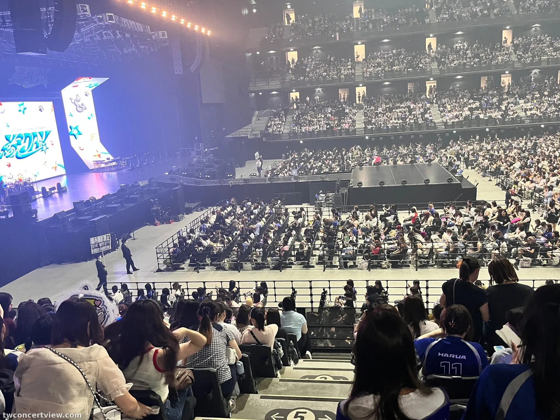 Pia Arena MM Z25 區 9排24號 視野照片 - 2025 &team 3rd anniversary